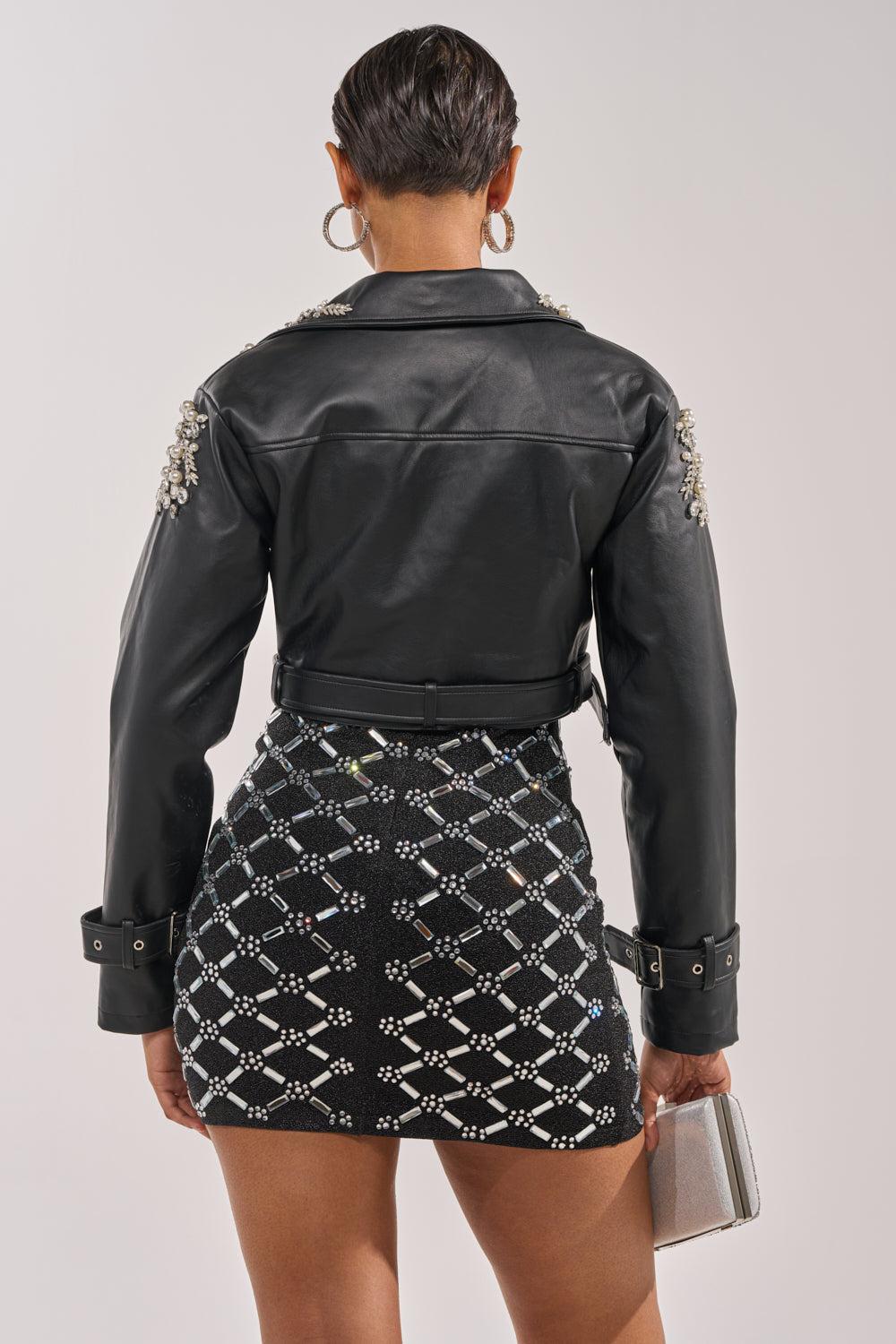 REINA EMBELLISHED MOTO Product Image
