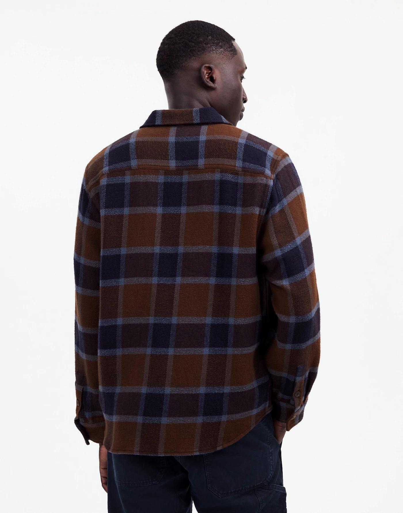 Easy Shirt-Jacket in Broken Plaid Twill Product Image