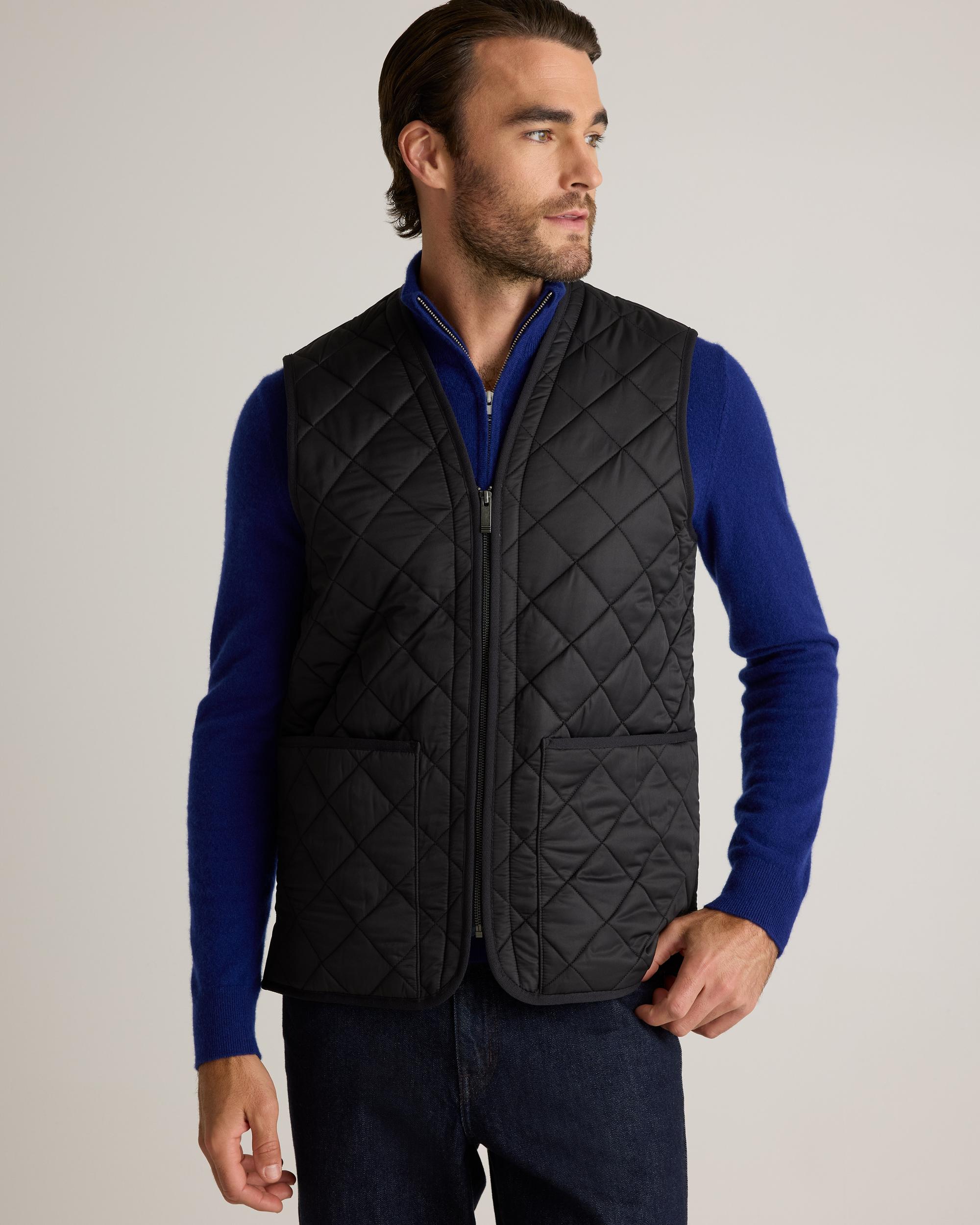 Quince | Men's Featherless Quilted Fleece-Lined Liner Vest Nylon Product Image