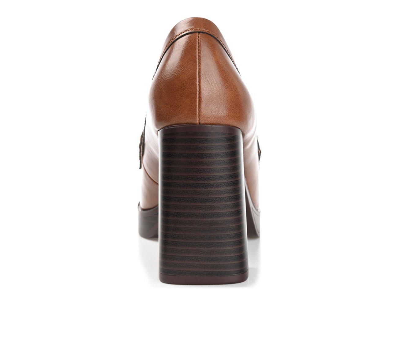 Women's Journee Collection Ezzey Block Heel Platform Loafers Product Image