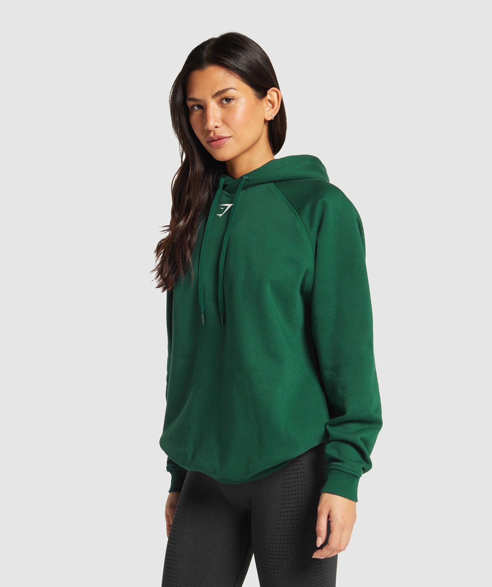 Gymshark Fraction Hoodie - Conditioning Green Female Product Image