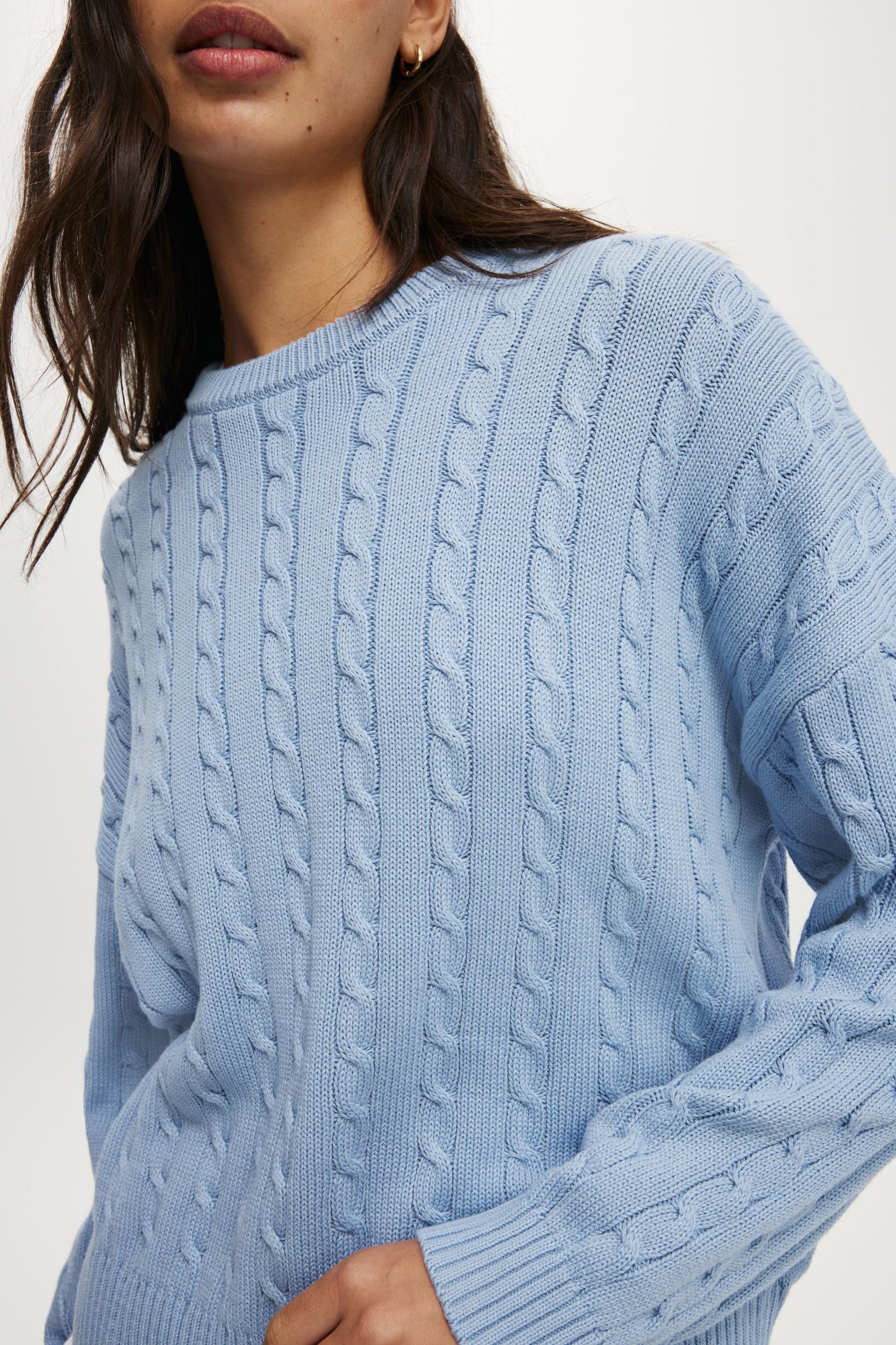 Cotton Crew Neck Pullover Product Image