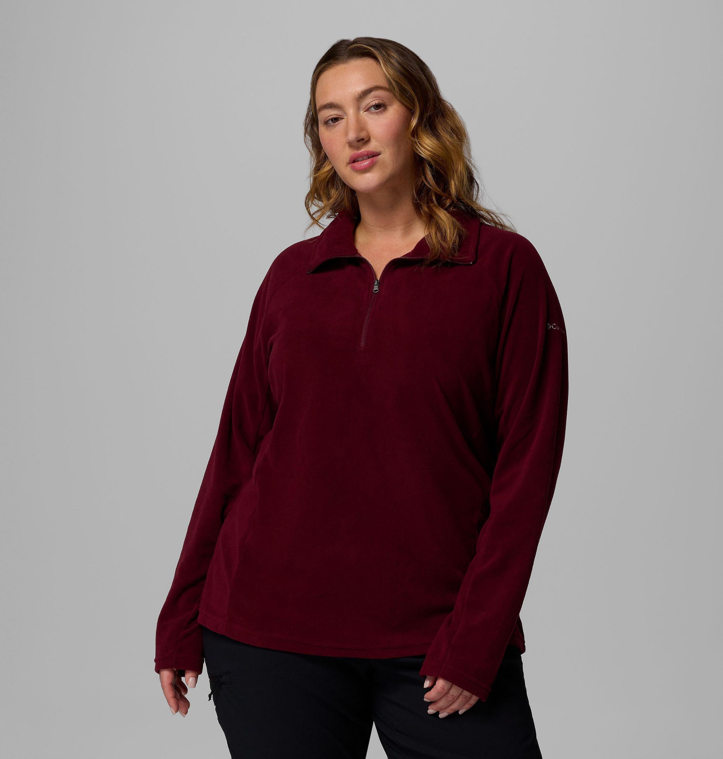 Columbia Womens Glacial IV Half Zip Fleece - Plus Size- Product Image