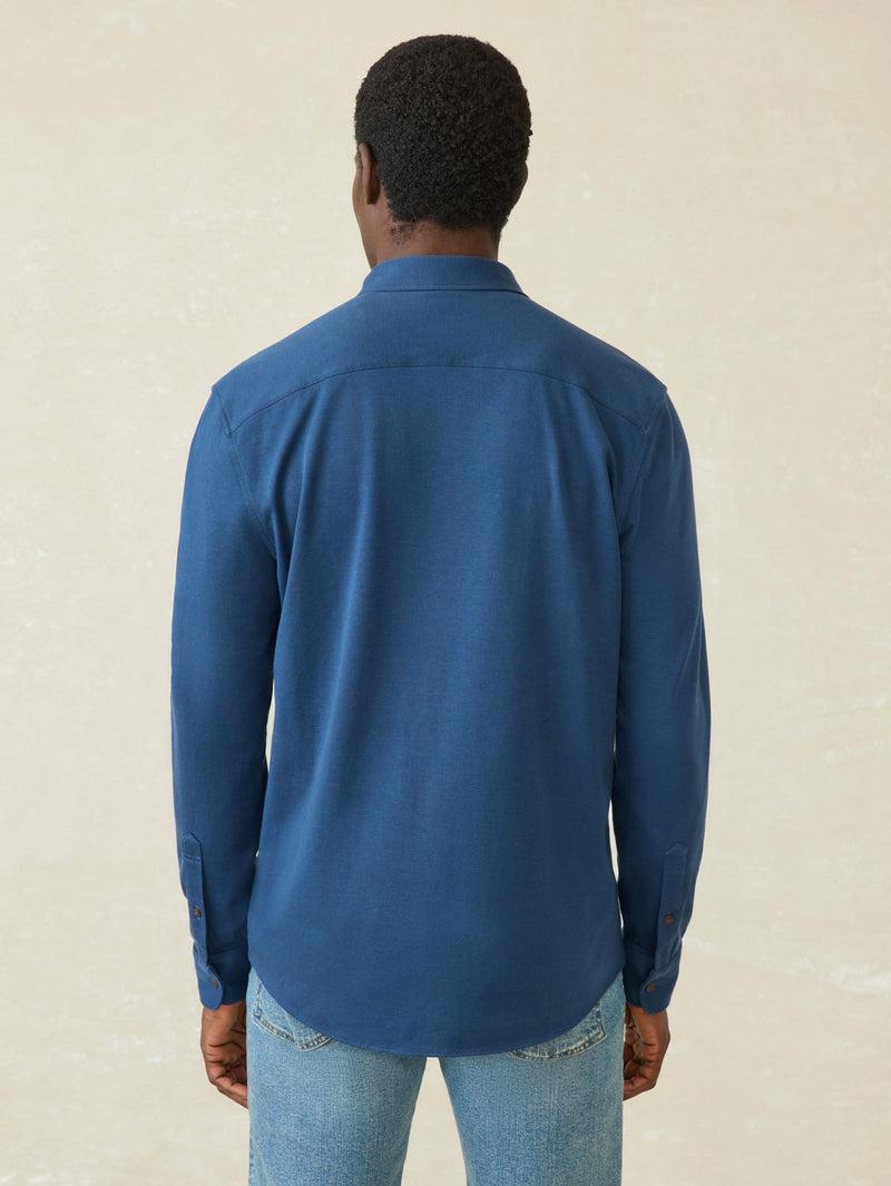 Coastline Knit Shirt - Blue Nights Product Image