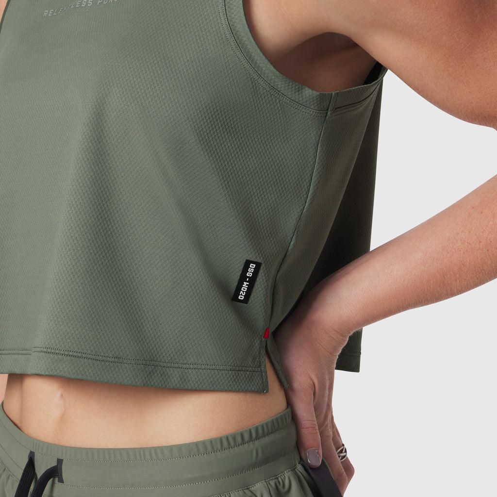 W020. AeroSilver® Tank Top - Sage "RP" Product Image