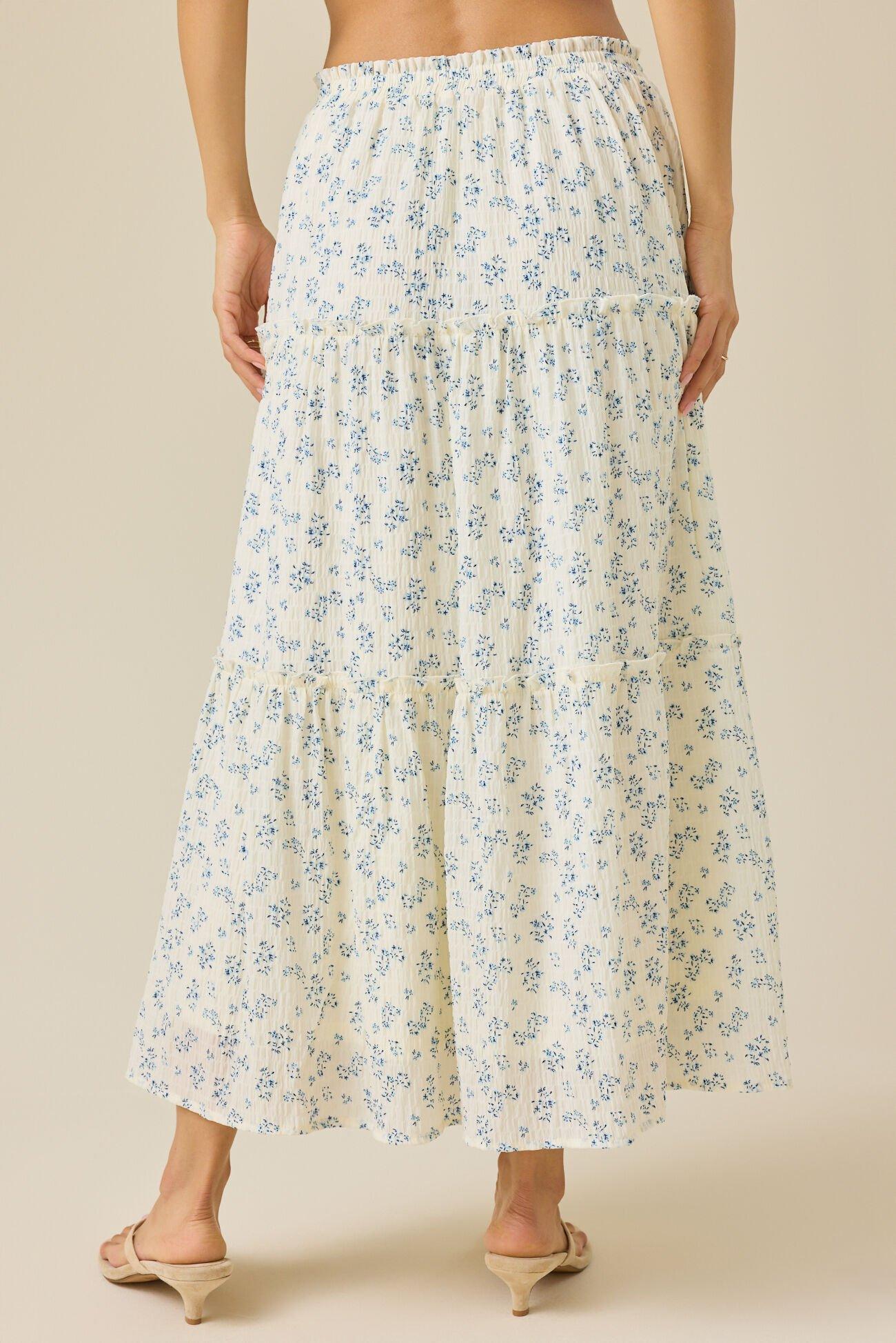 Catelyn Floral Midi Skirt Product Image