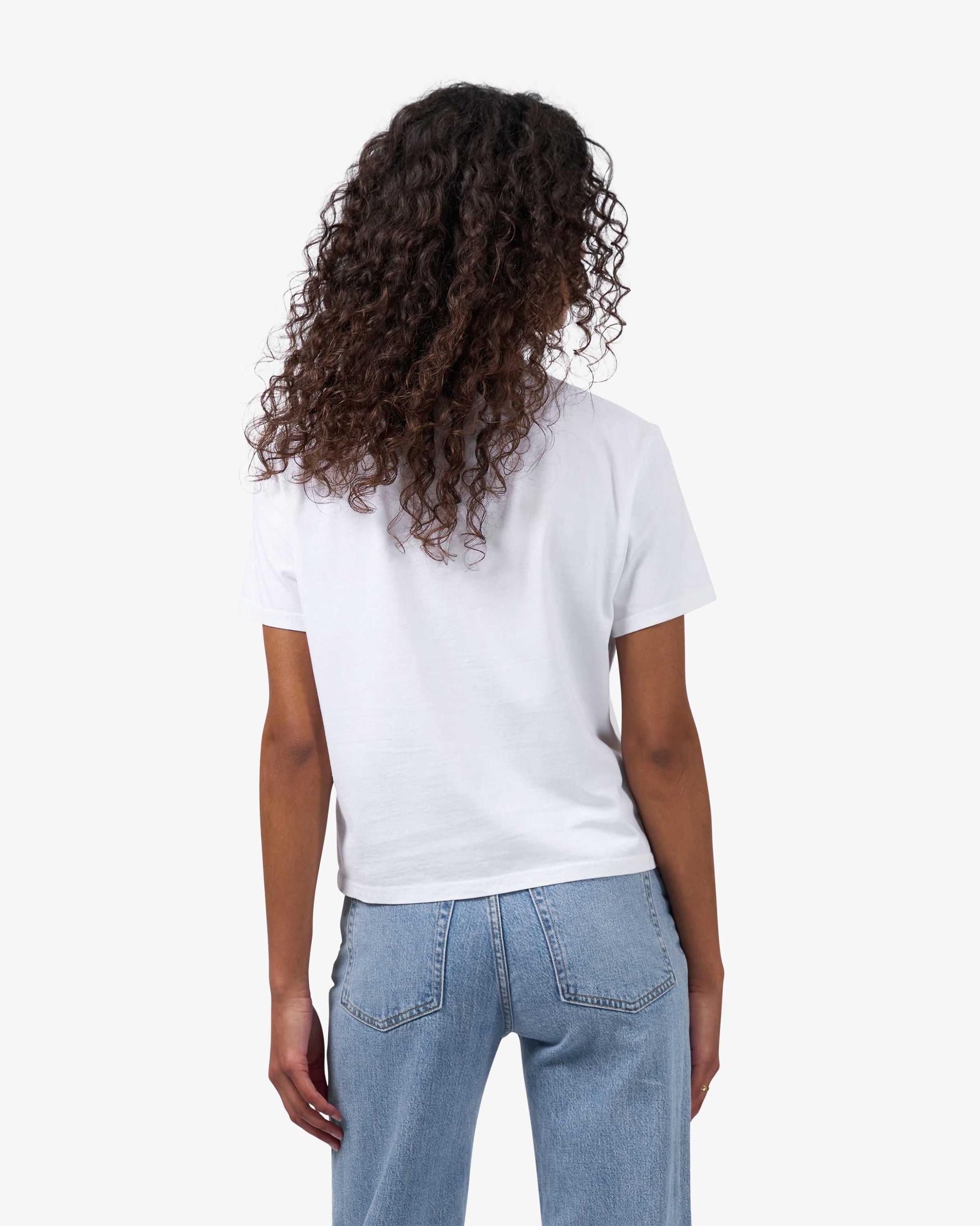 Organic Boxy Crop Tee - Faded Black Product Image