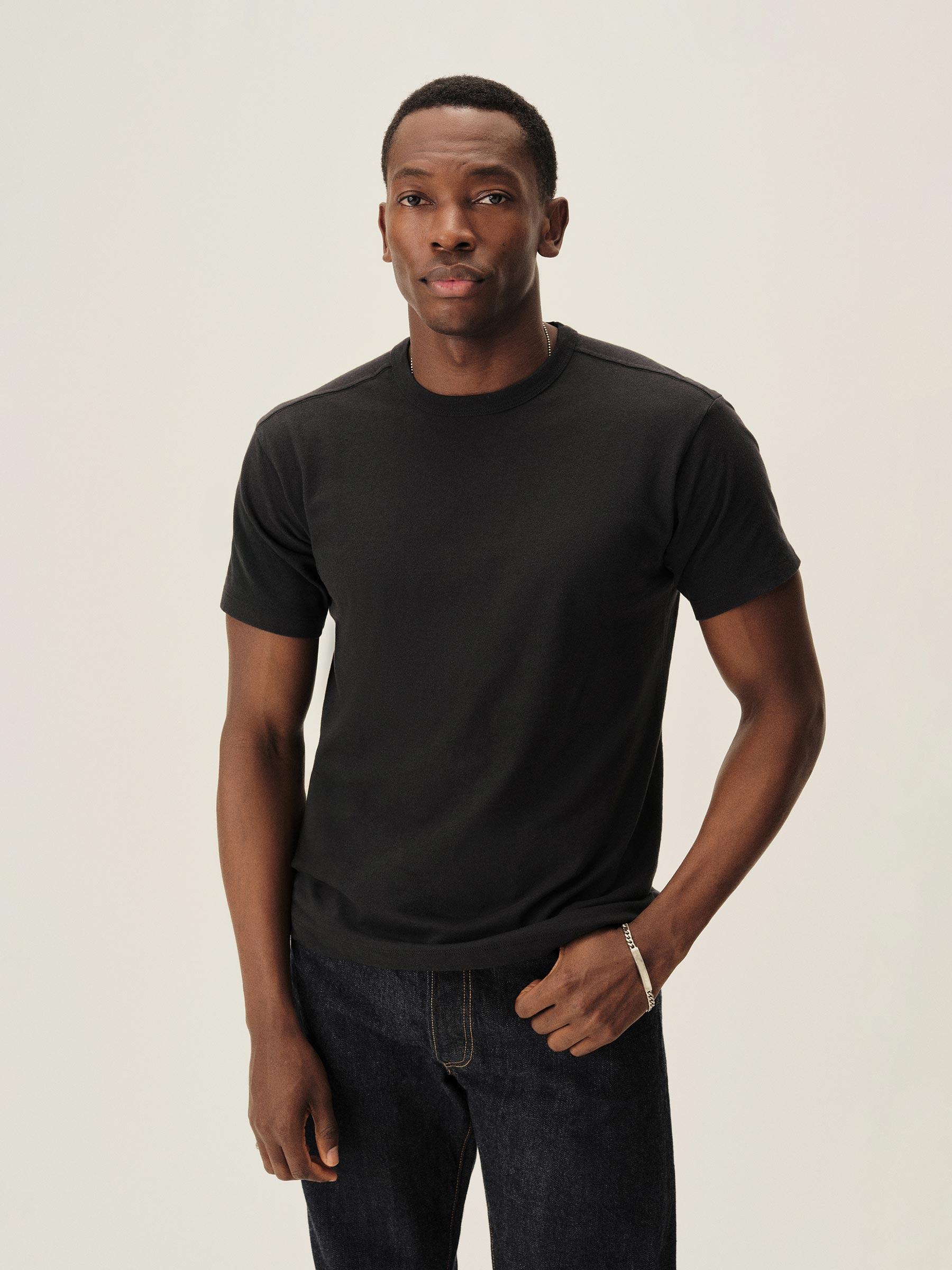 Black Toughknit Tubular Tee 2-Pack Product Image