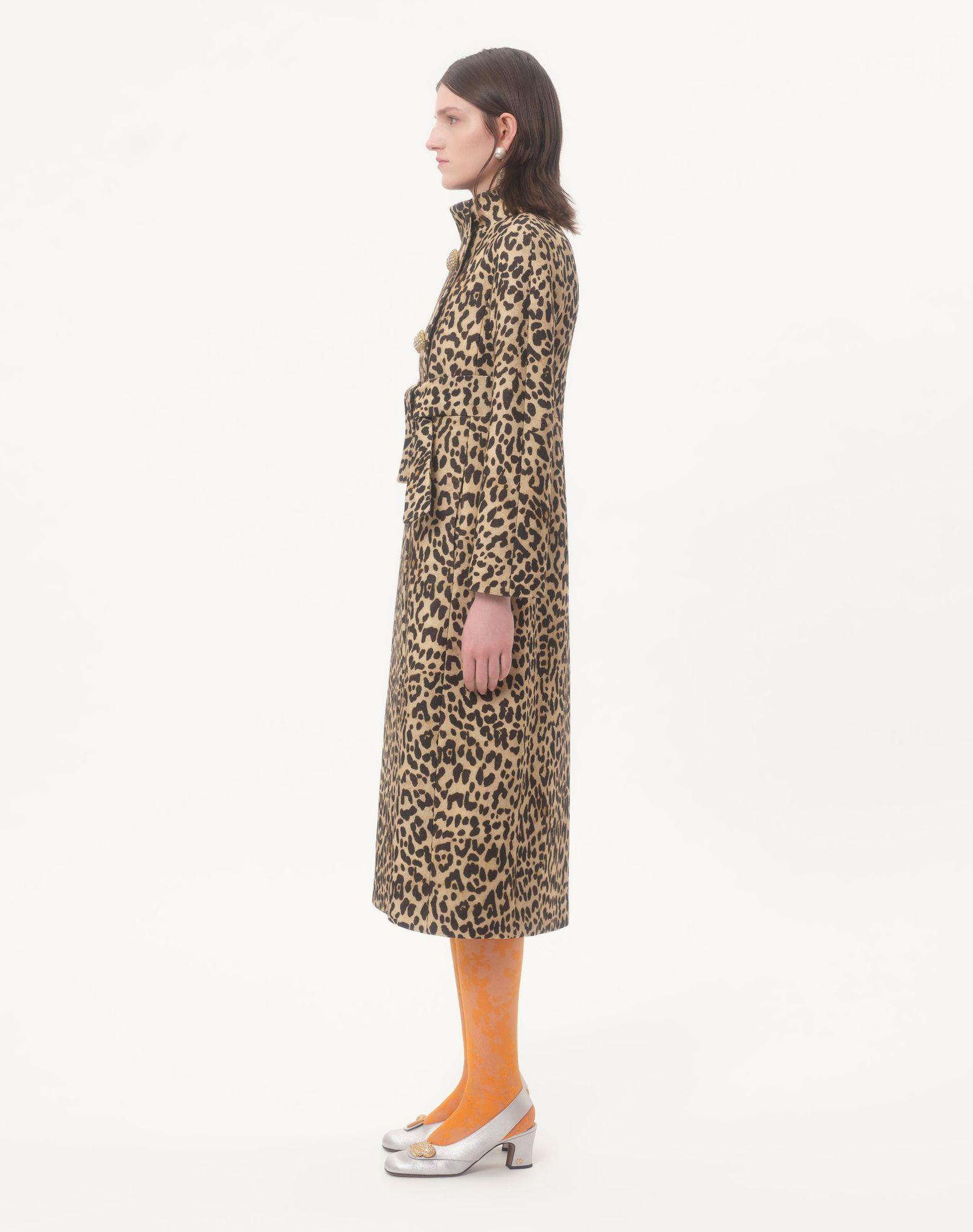 Cloth Coat In Animalier Print Product Image