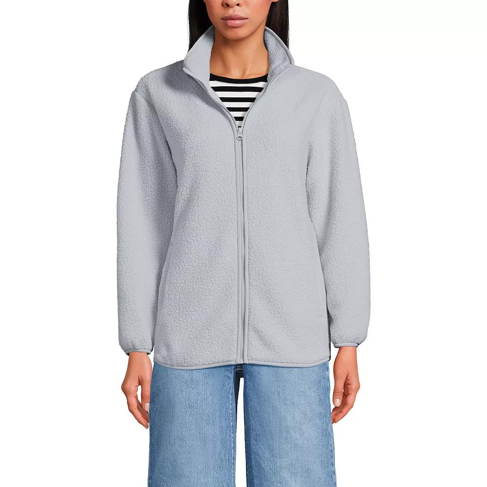 Women's Lands' End Half Zip Cozy Sherpa Fleece Pullover,  Product Image