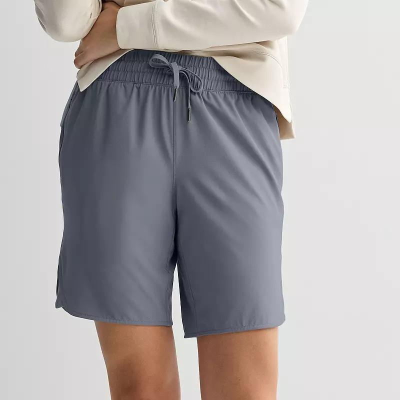 Womens Tek Gear Woven Tie Front Bermuda Shorts Product Image
