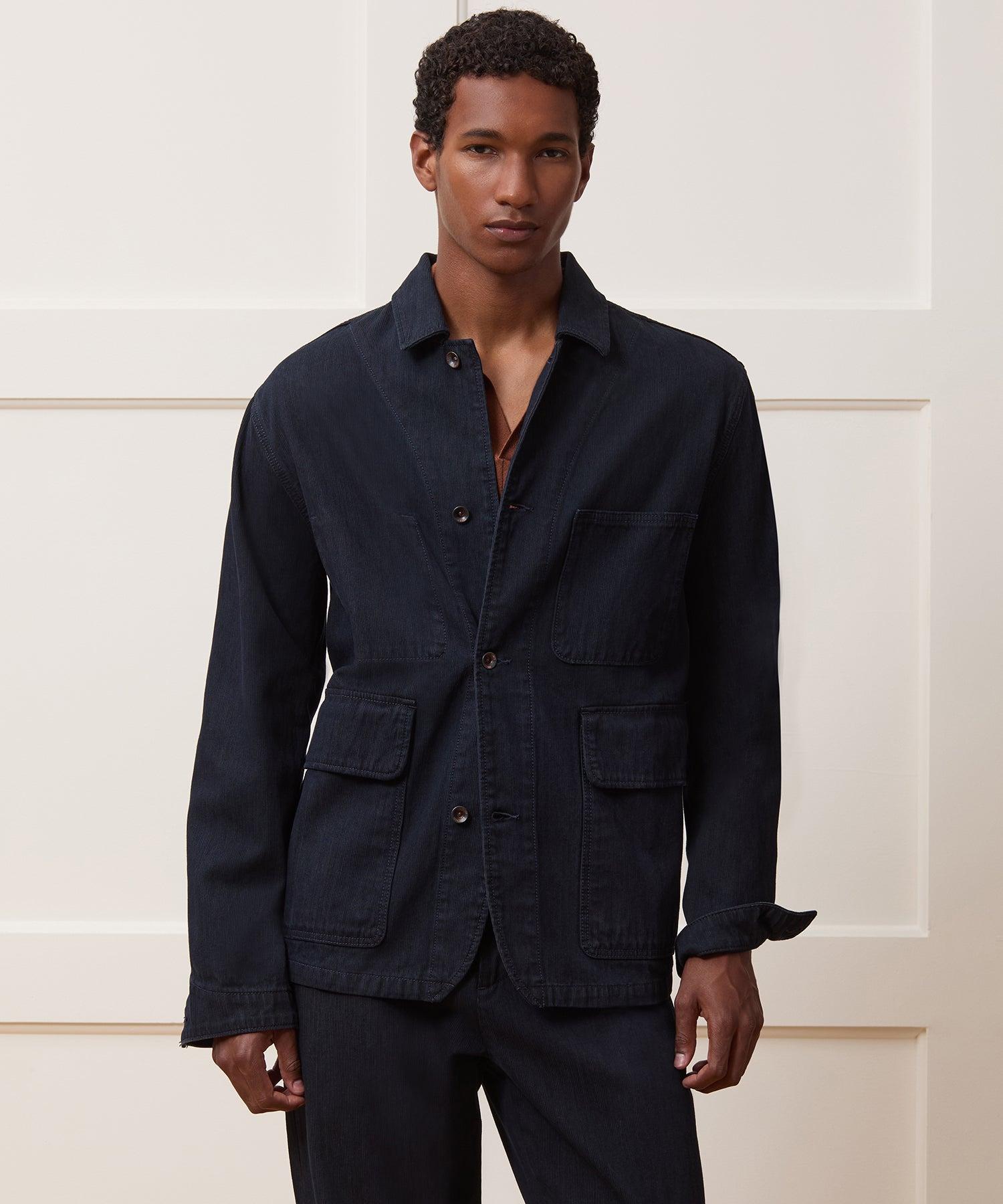 Indigo Stripe Studio Jacket Product Image