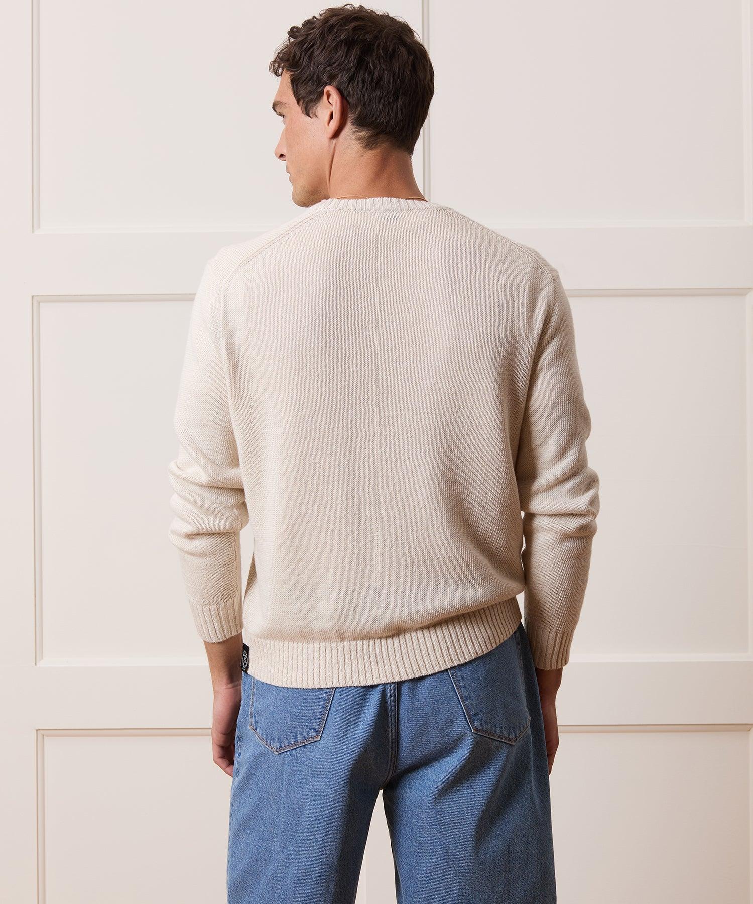 Linen Crewneck Sweater Product Image
