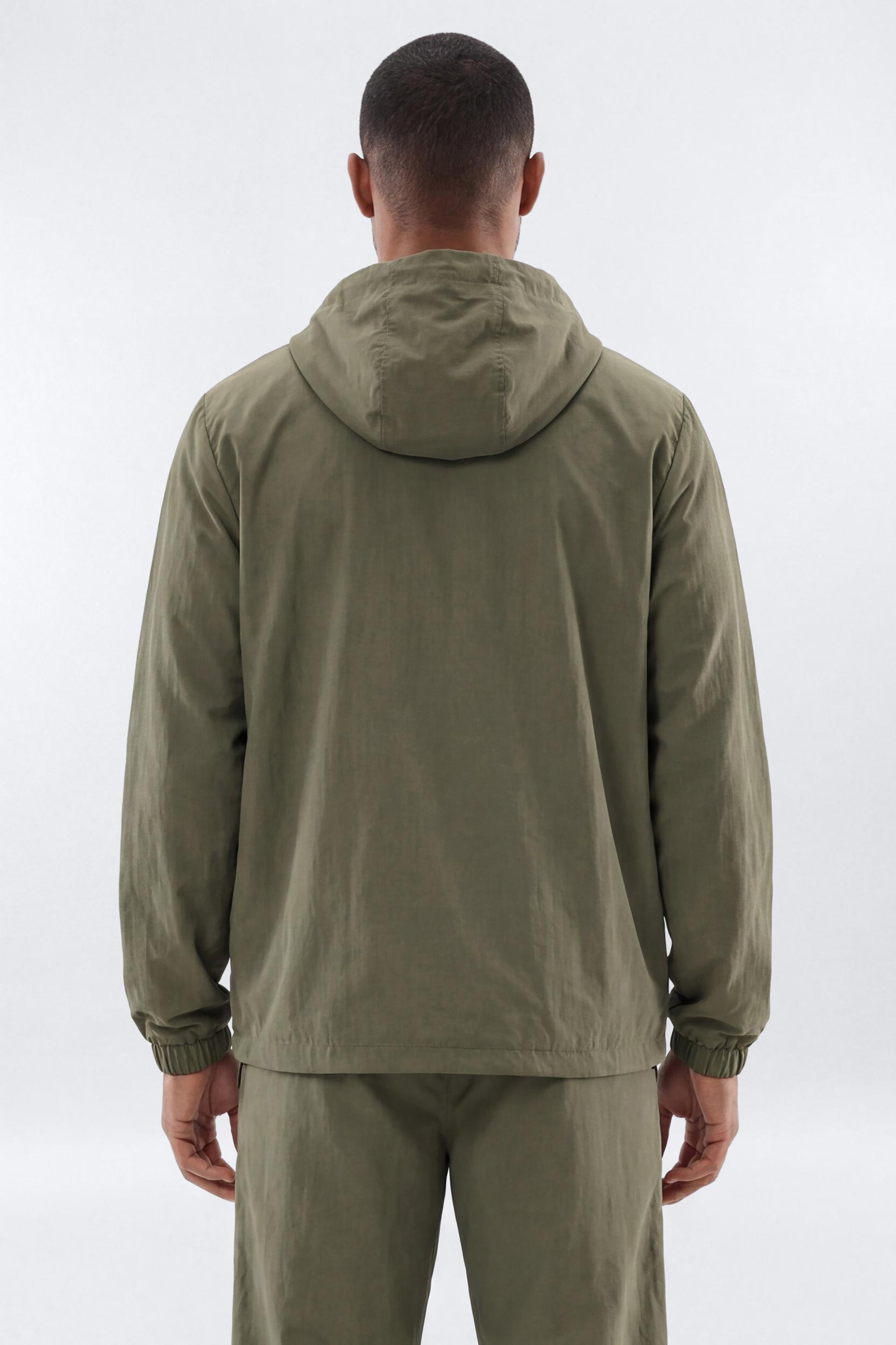 CoreNylon Hooded Full Zip Jacket - Moss Male Product Image