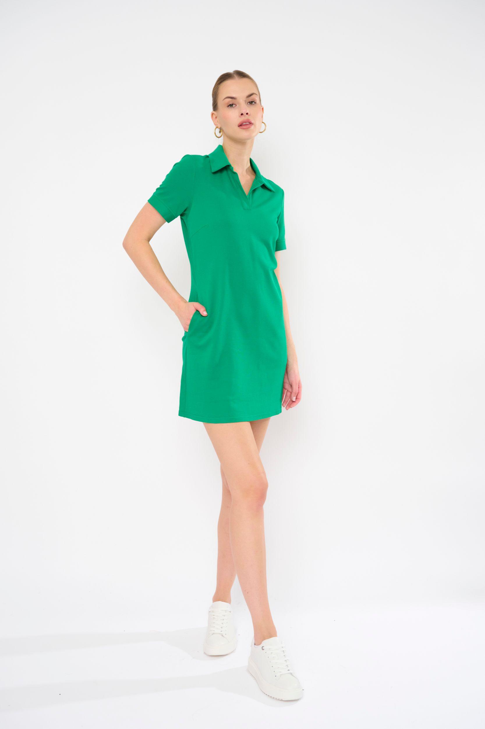 Knit Polo dress Product Image