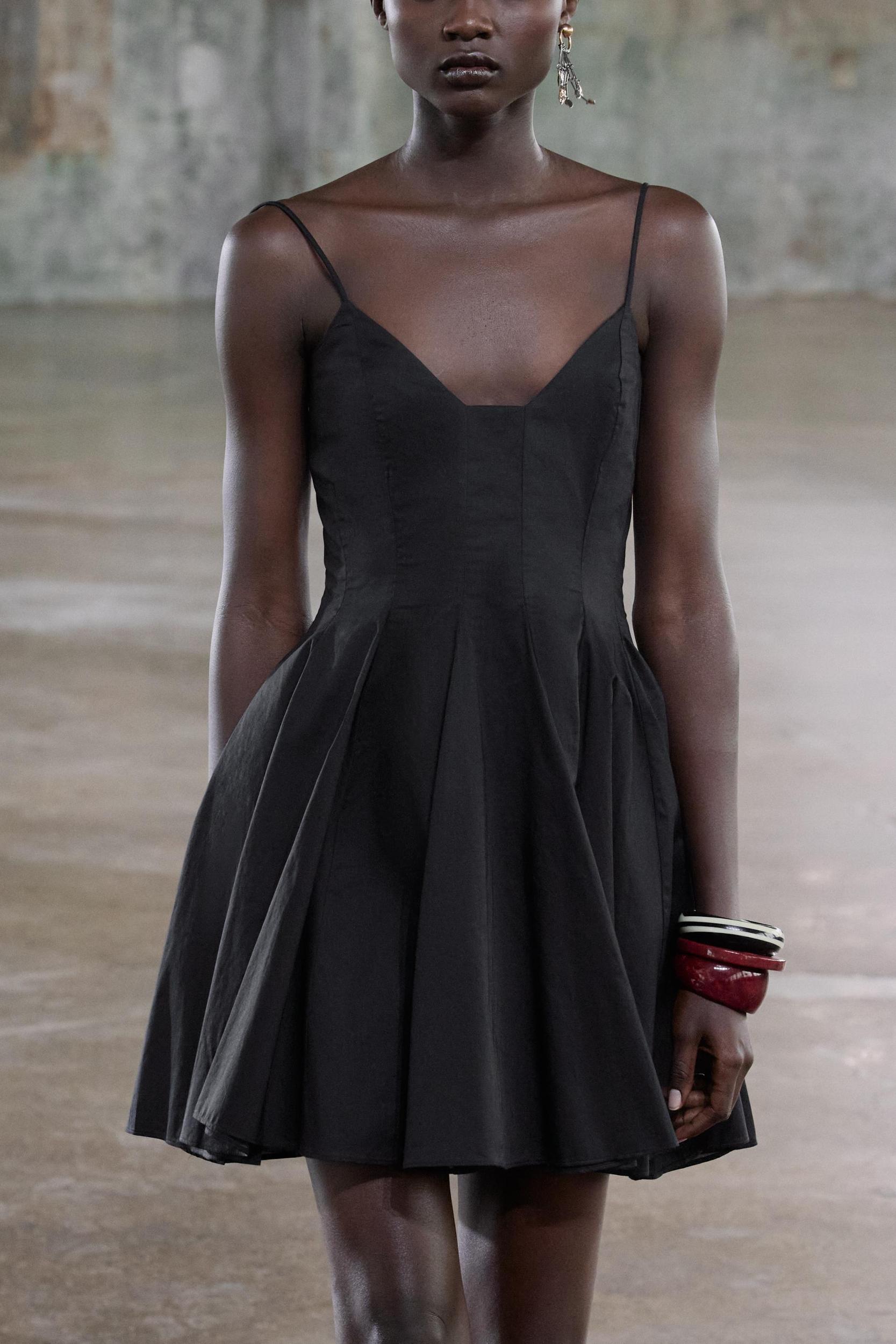 ZW COLLECTION SHORT POPLIN DRESS Product Image