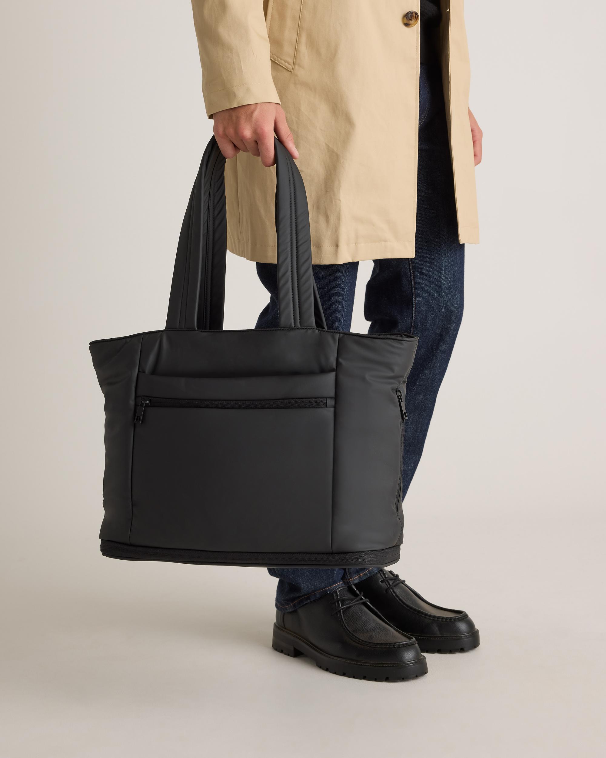 Quince | Women's Water Repellent Puff Expandable Tote Recycled Polyester Product Image