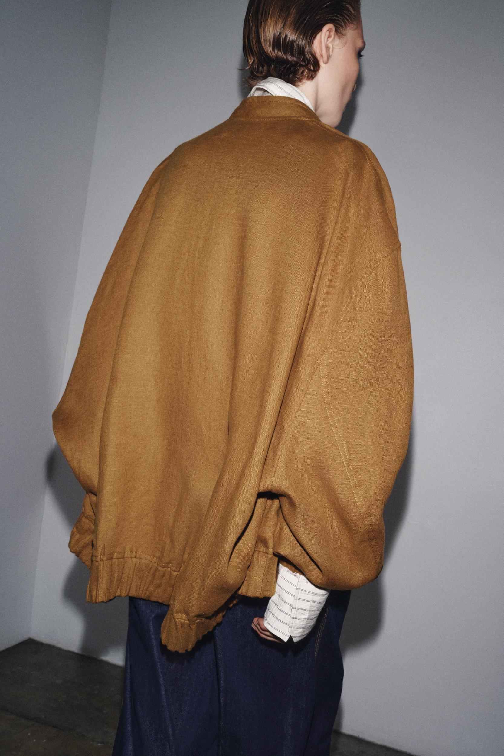 ZW COLLECTION OVERSIZED LINEN JACKET Product Image