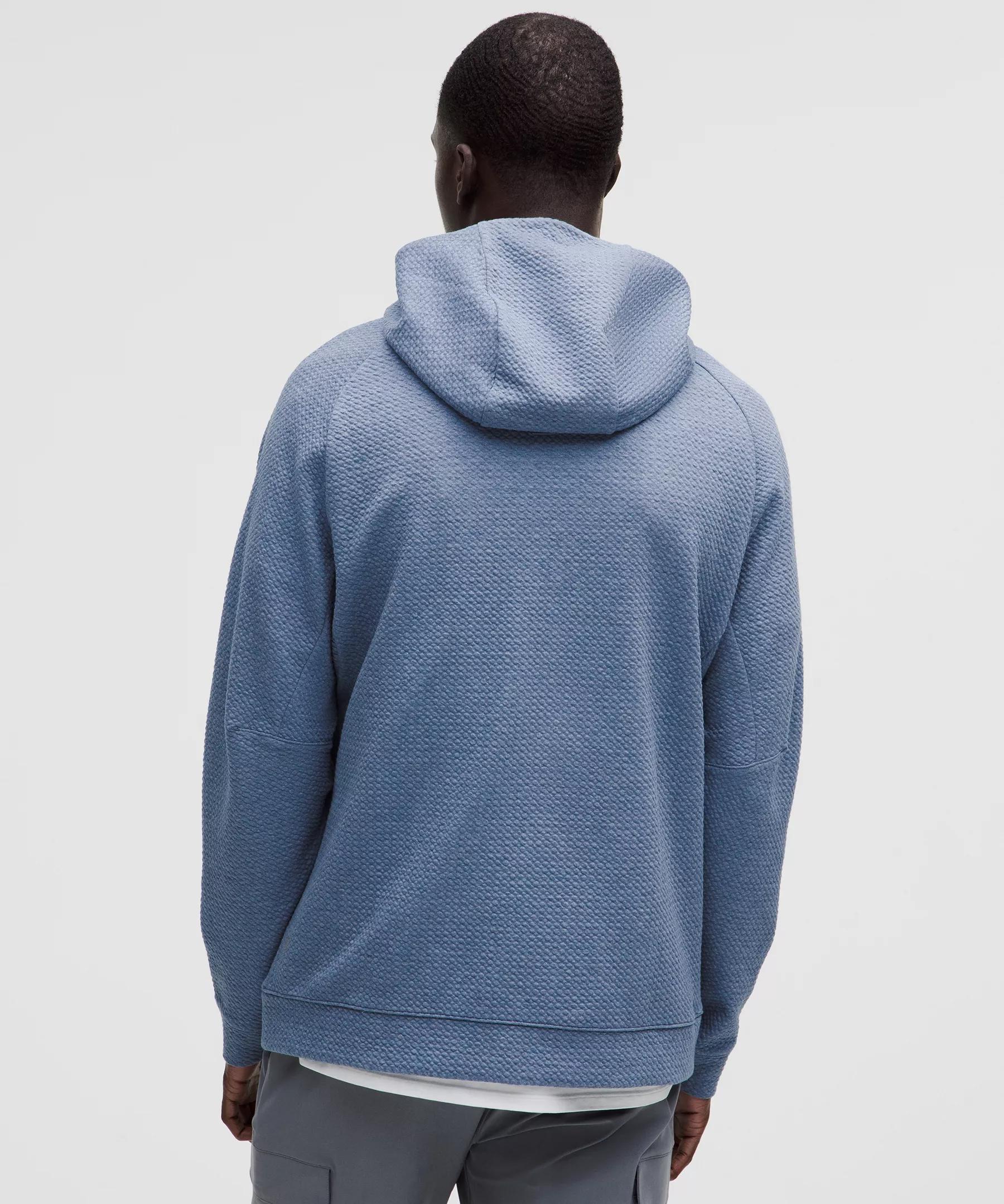 Textured Double-Knit Cotton Hoodie Product Image