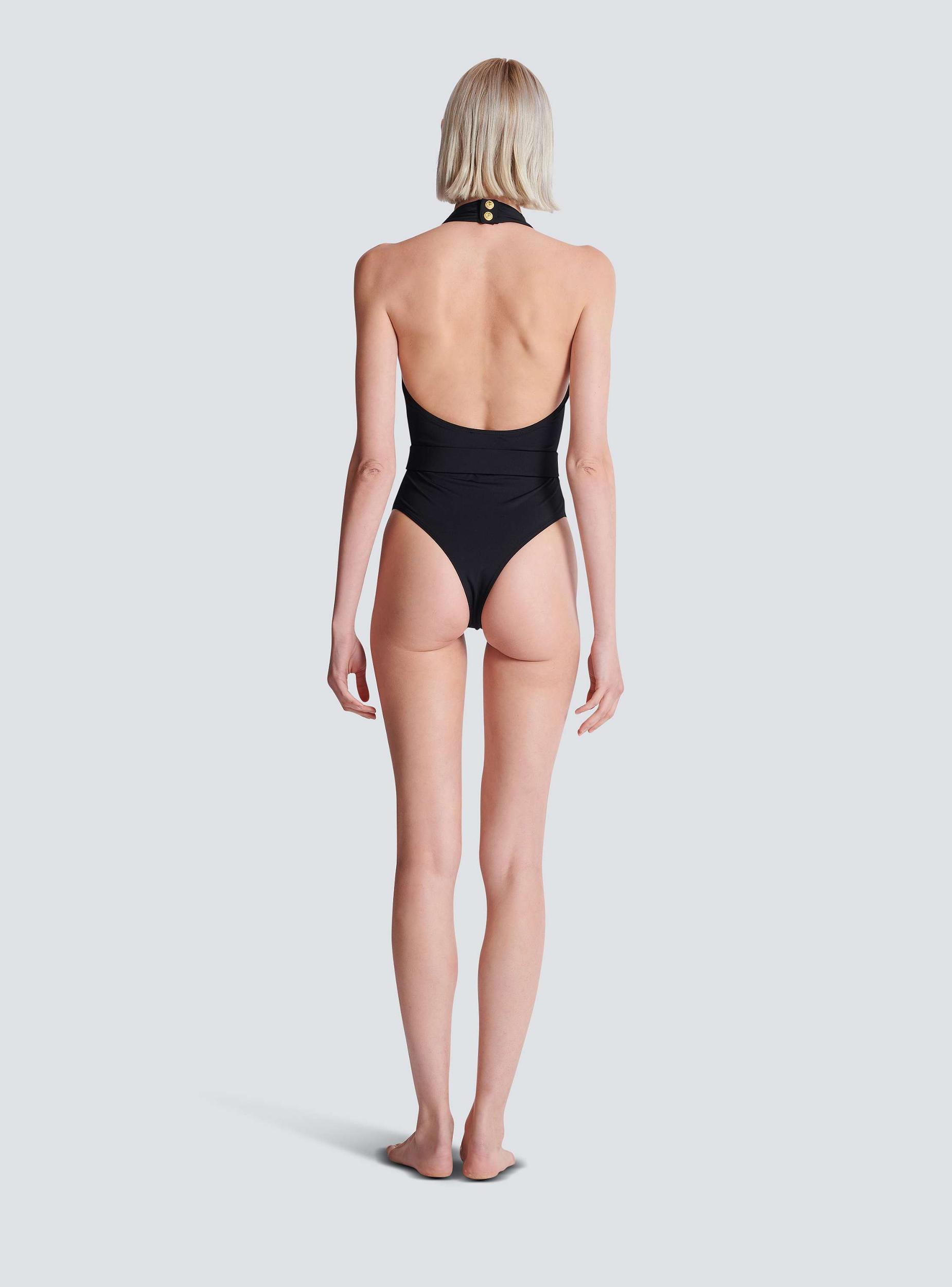 One-piece swimsuit with PB logo Product Image