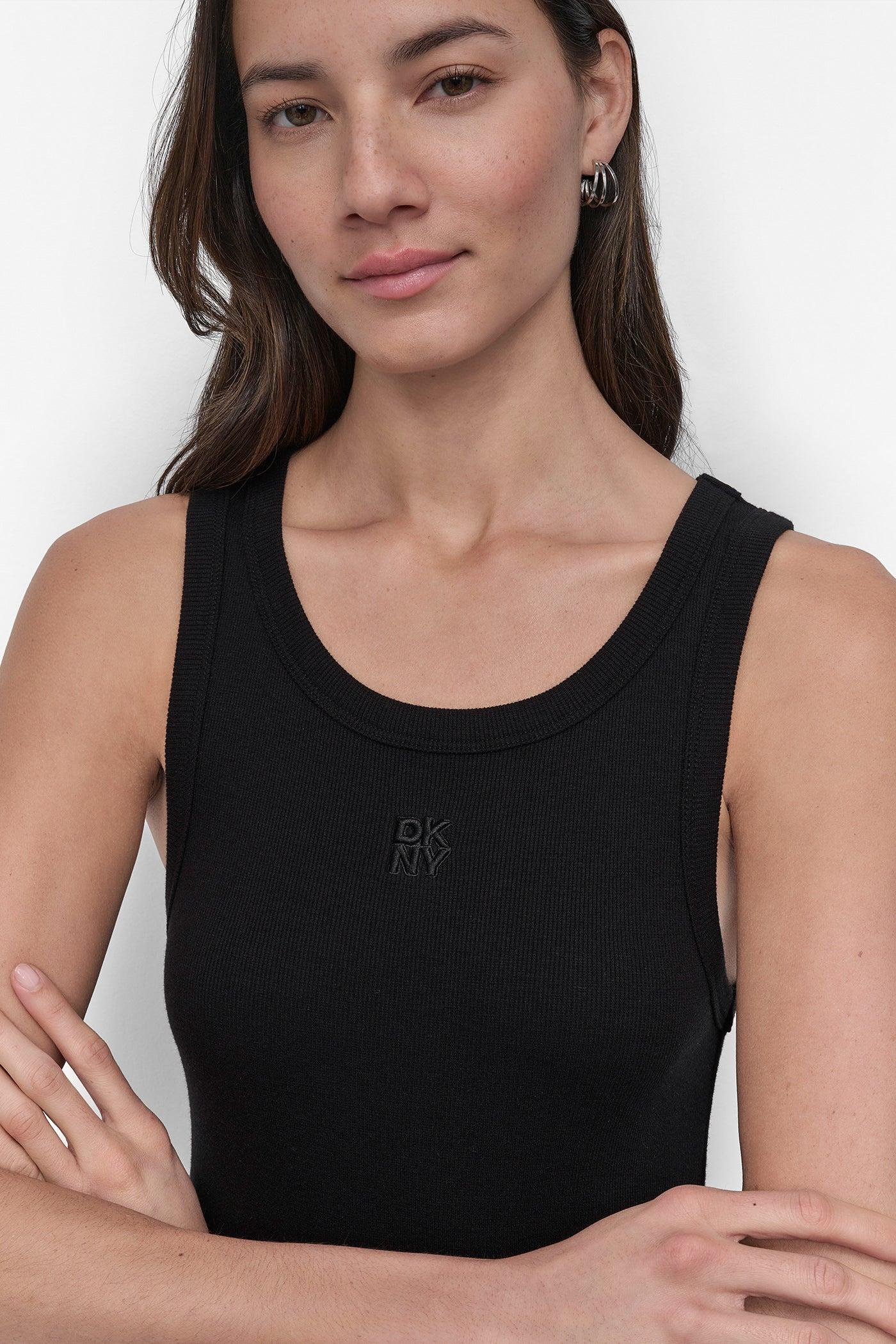 MIXED MEDIA MIDI TANK DRESS Product Image