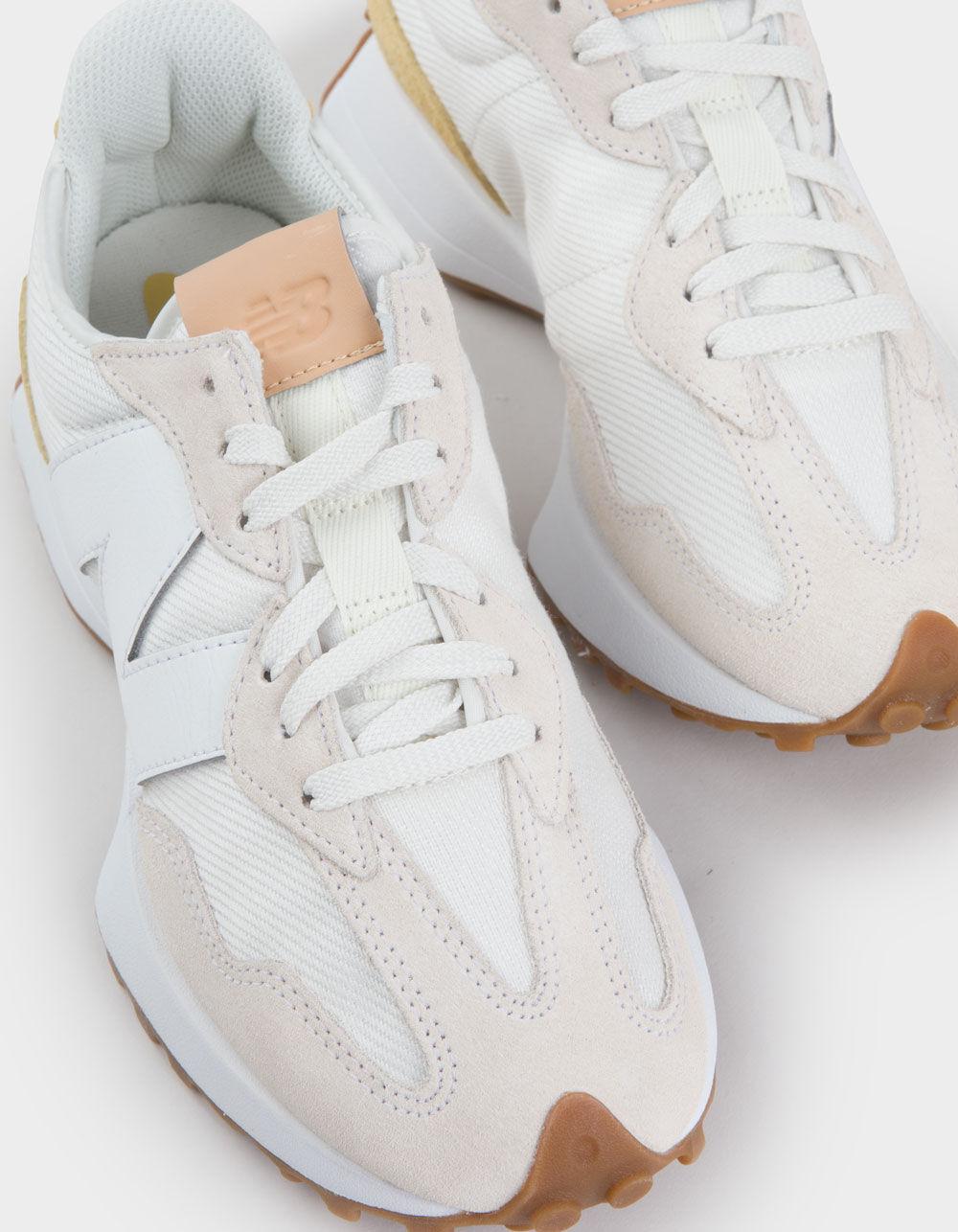 NEW BALANCE 327 Womens Shoes - WHITE/YELLOW Product Image