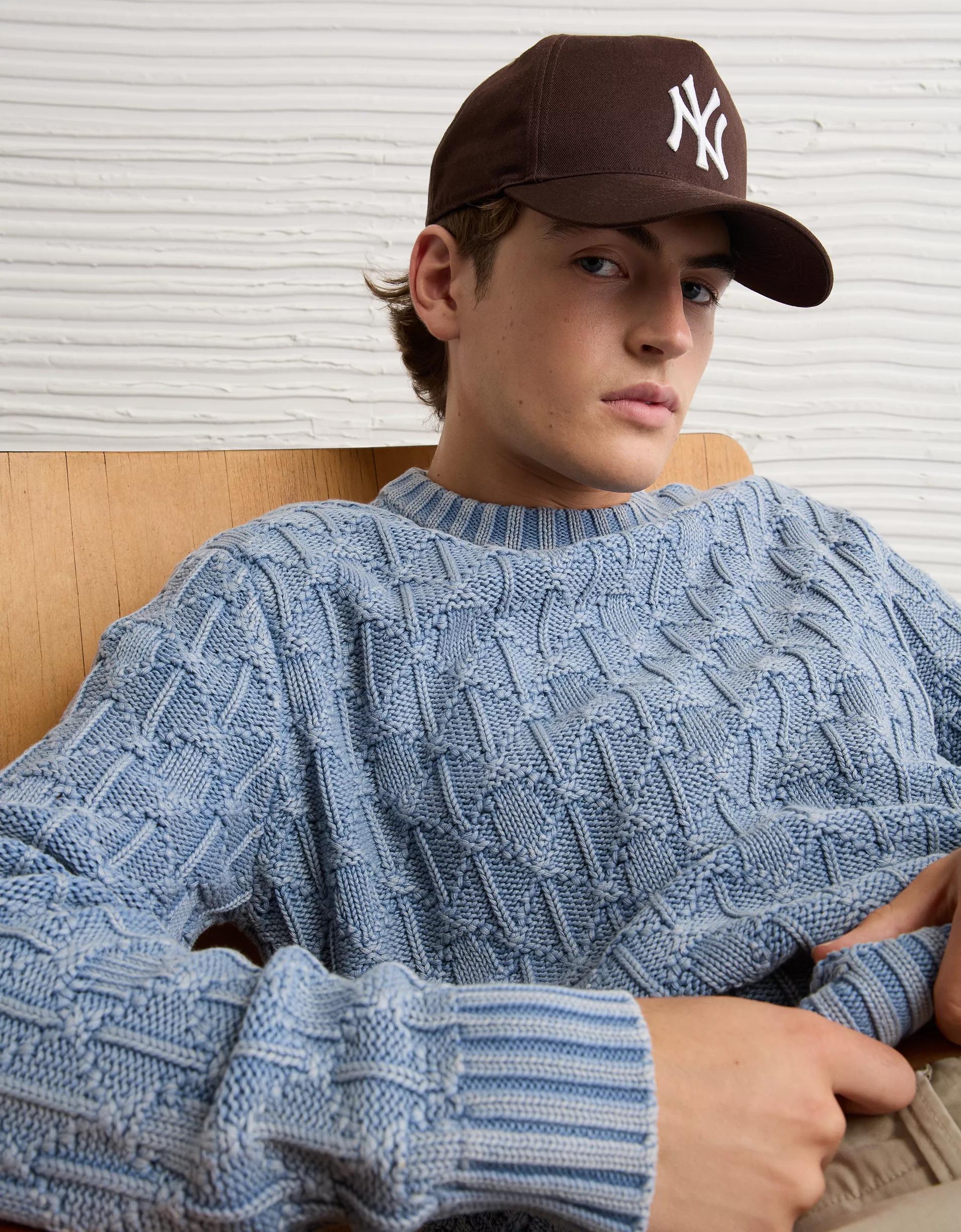 AE Fisherman Crew Neck Sweater Product Image