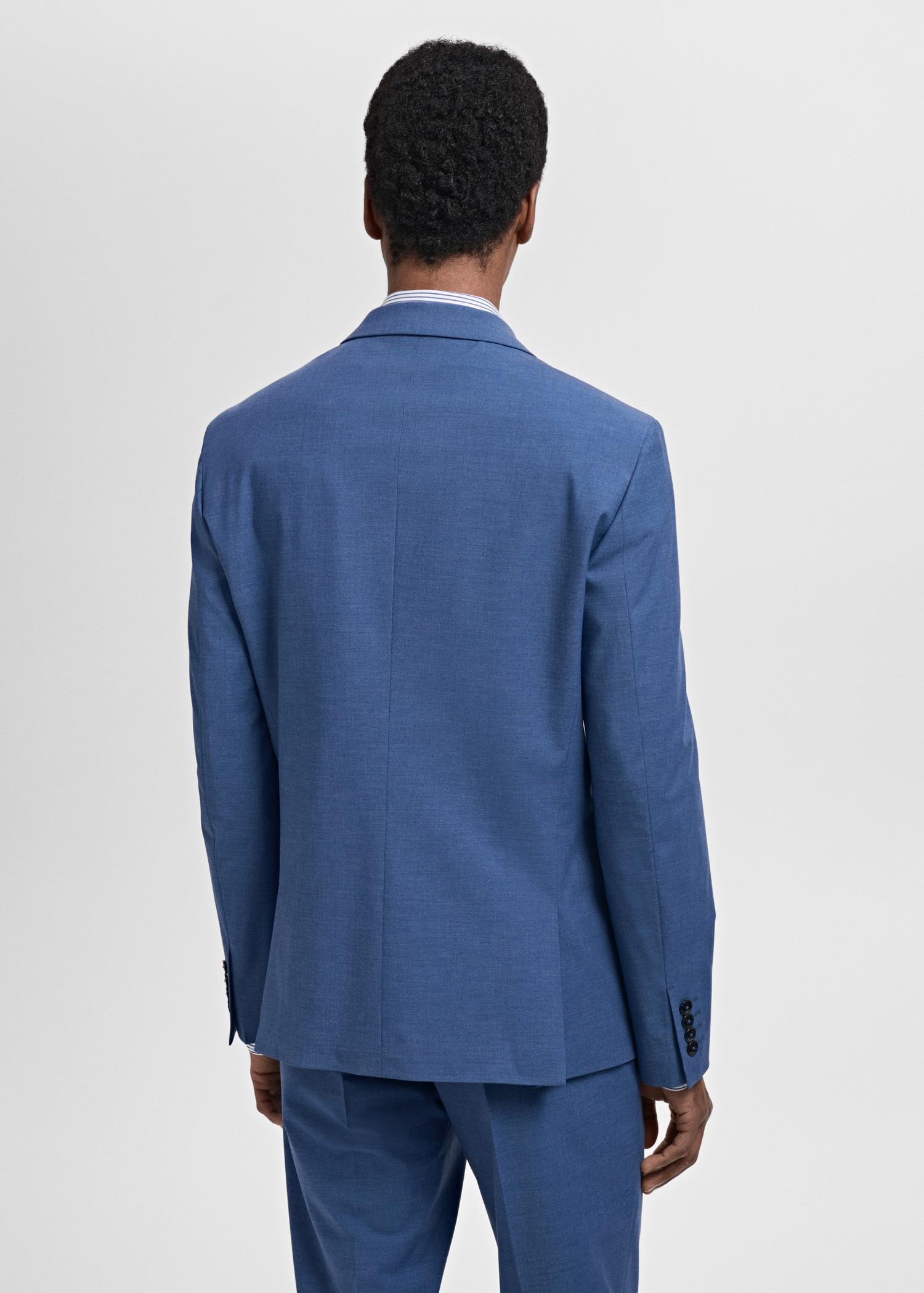 Super slim-fit suit jacket in stretch fabric - Men | MANGO USA Product Image