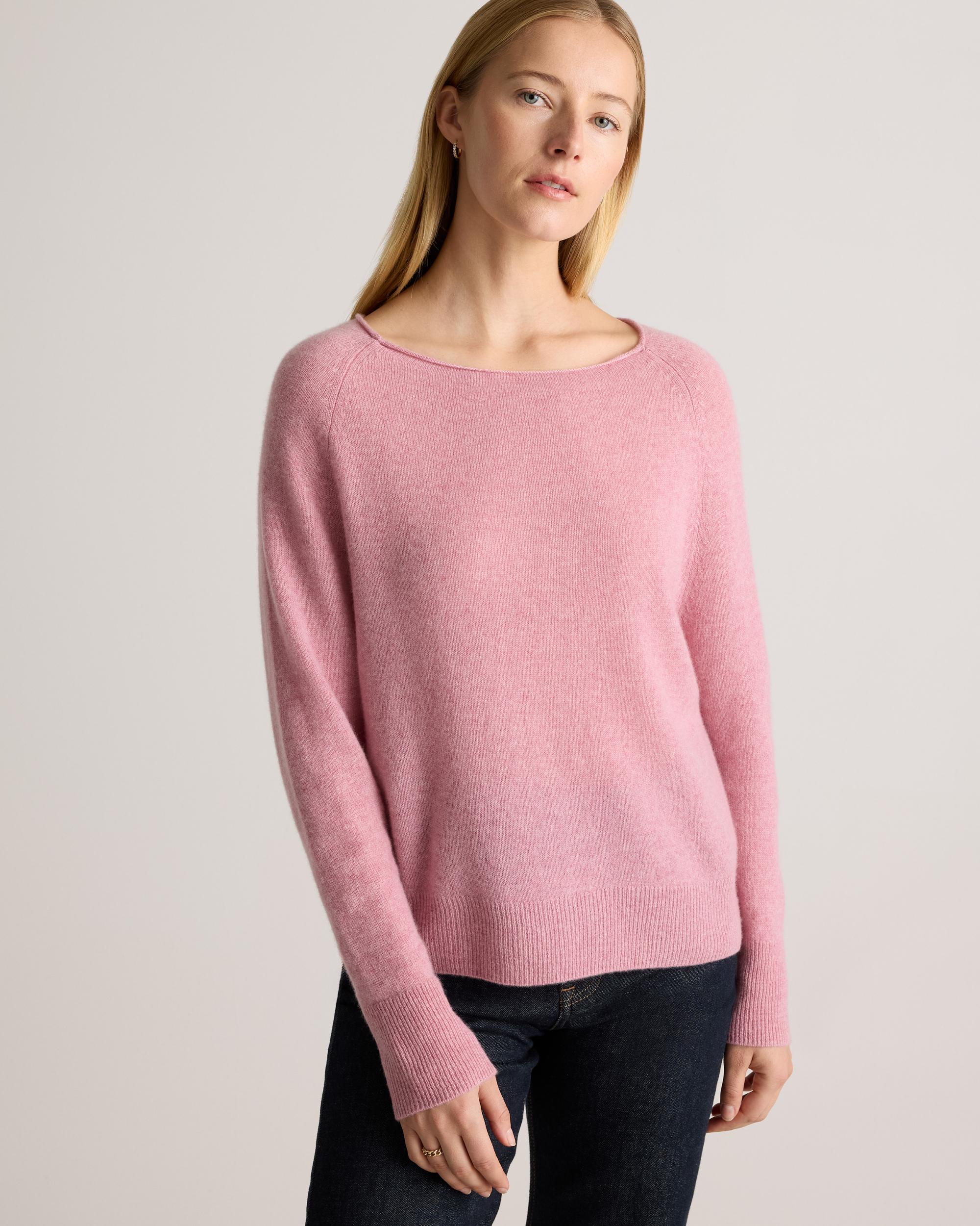 Quince | Women's Mongolian Cashmere Boatneck Sweater Product Image