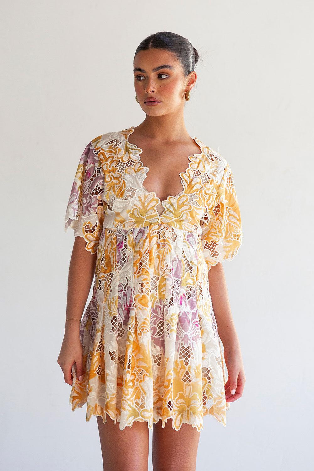 Gramercy Dress - Floreale Mellow Product Image