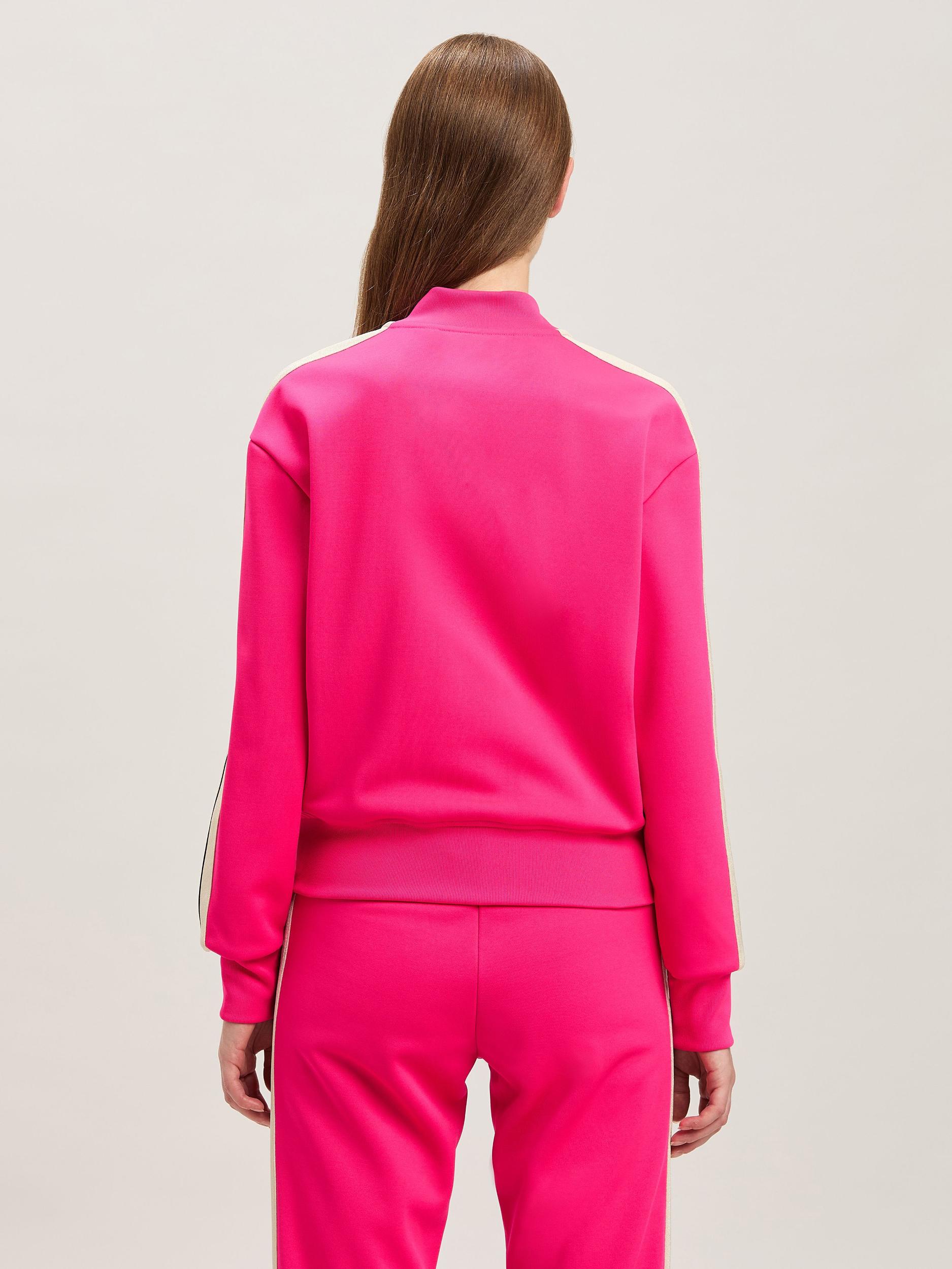 CLASSIC LOGO BOMBER TRACK JKT FUCHSIA - Product Image