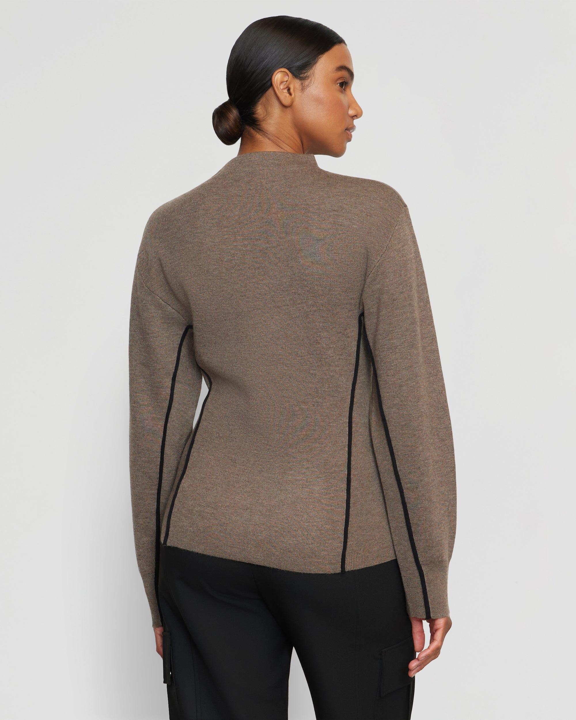 Clarice Contrast-Piping Sweater Product Image