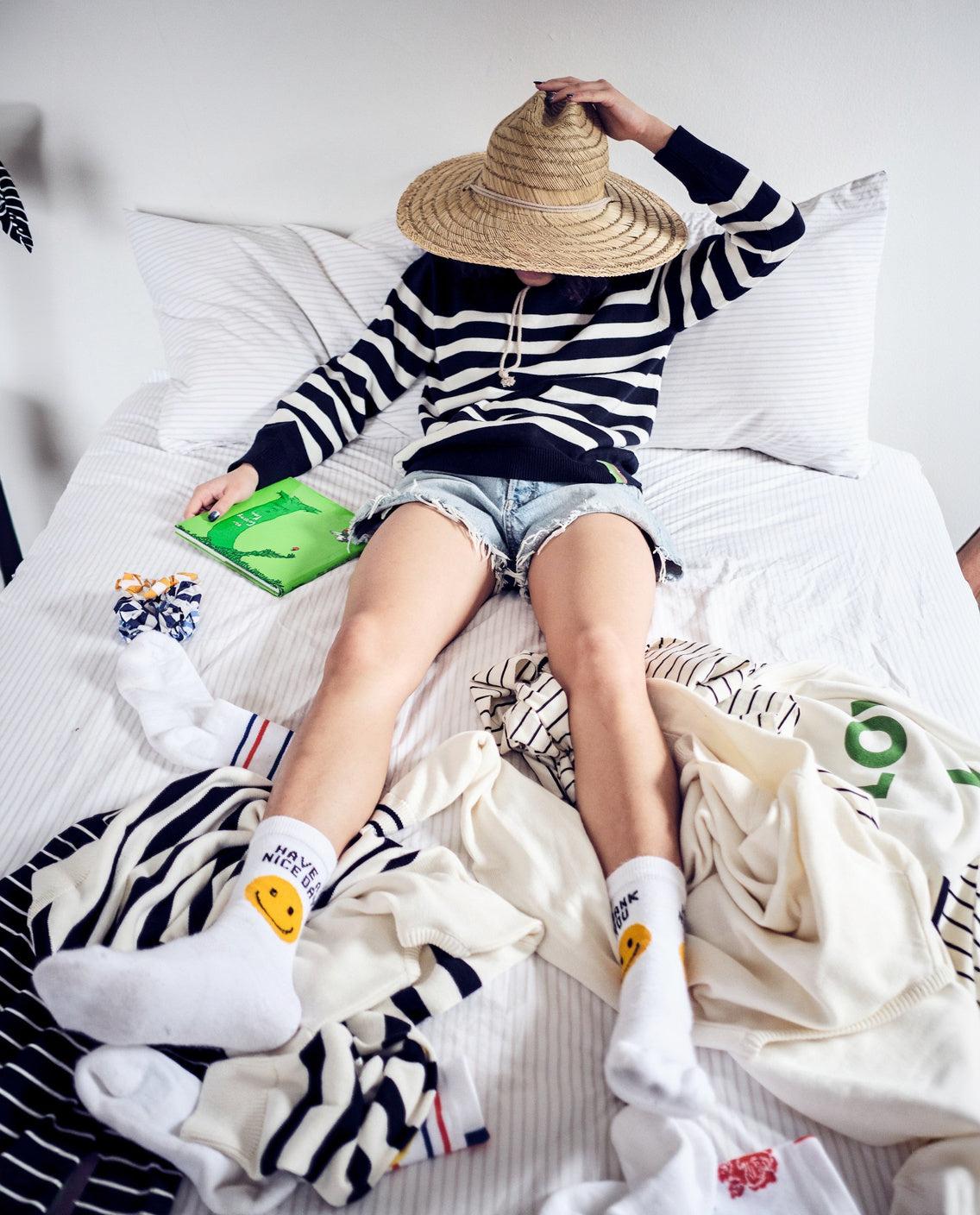 The Women's Take Out Sock - White Female Product Image