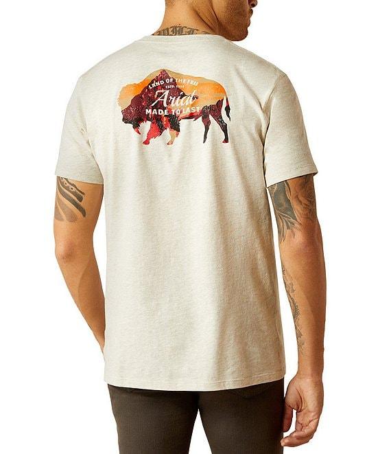 Ariat Bison Plains Short Sleeve Graphic T-Shirt Product Image