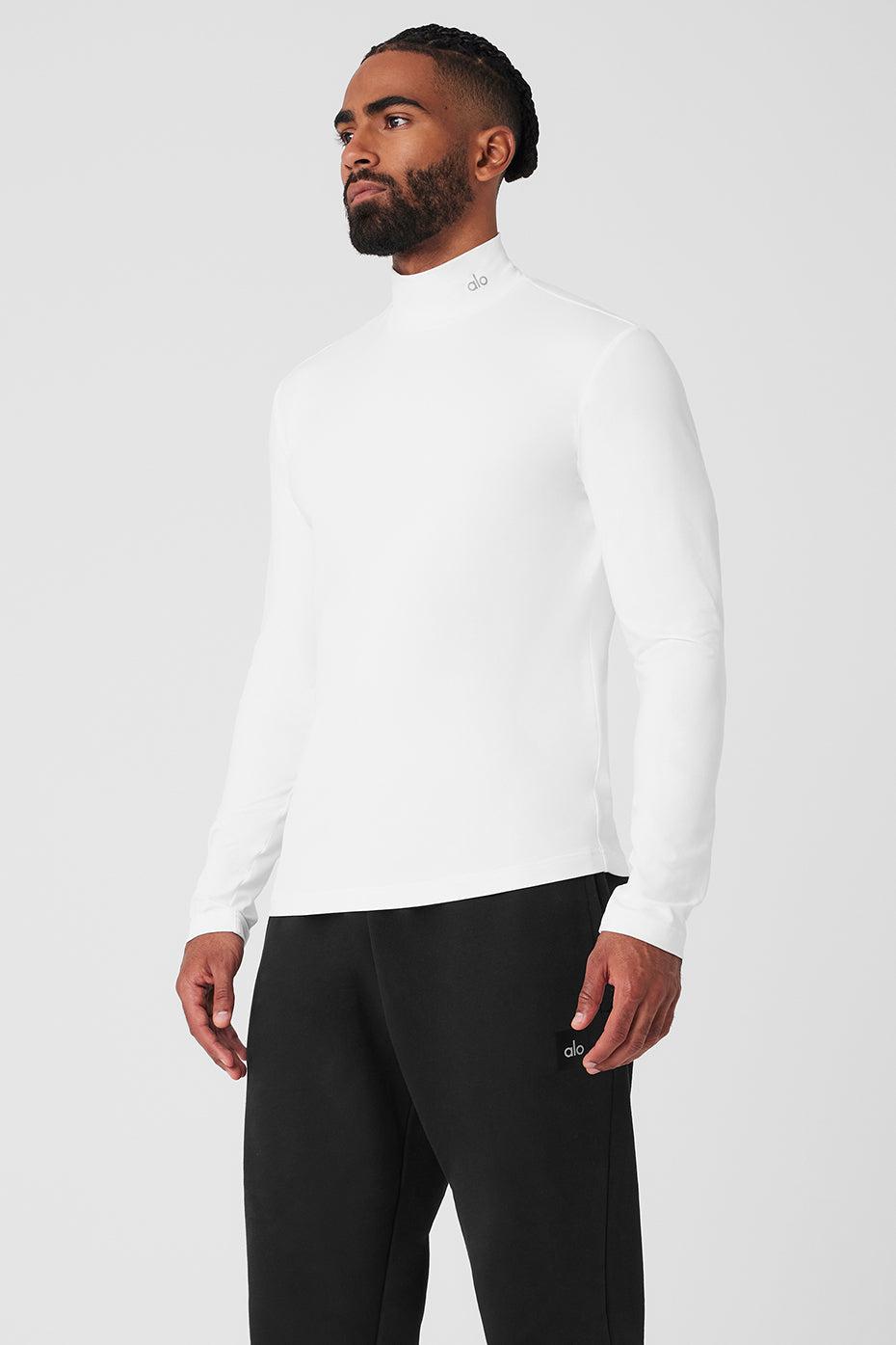 Conquer Reform Mock Neck Long Sleeve - White Product Image