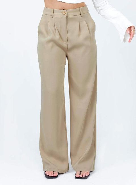 Archer Pants Taupe Product Image