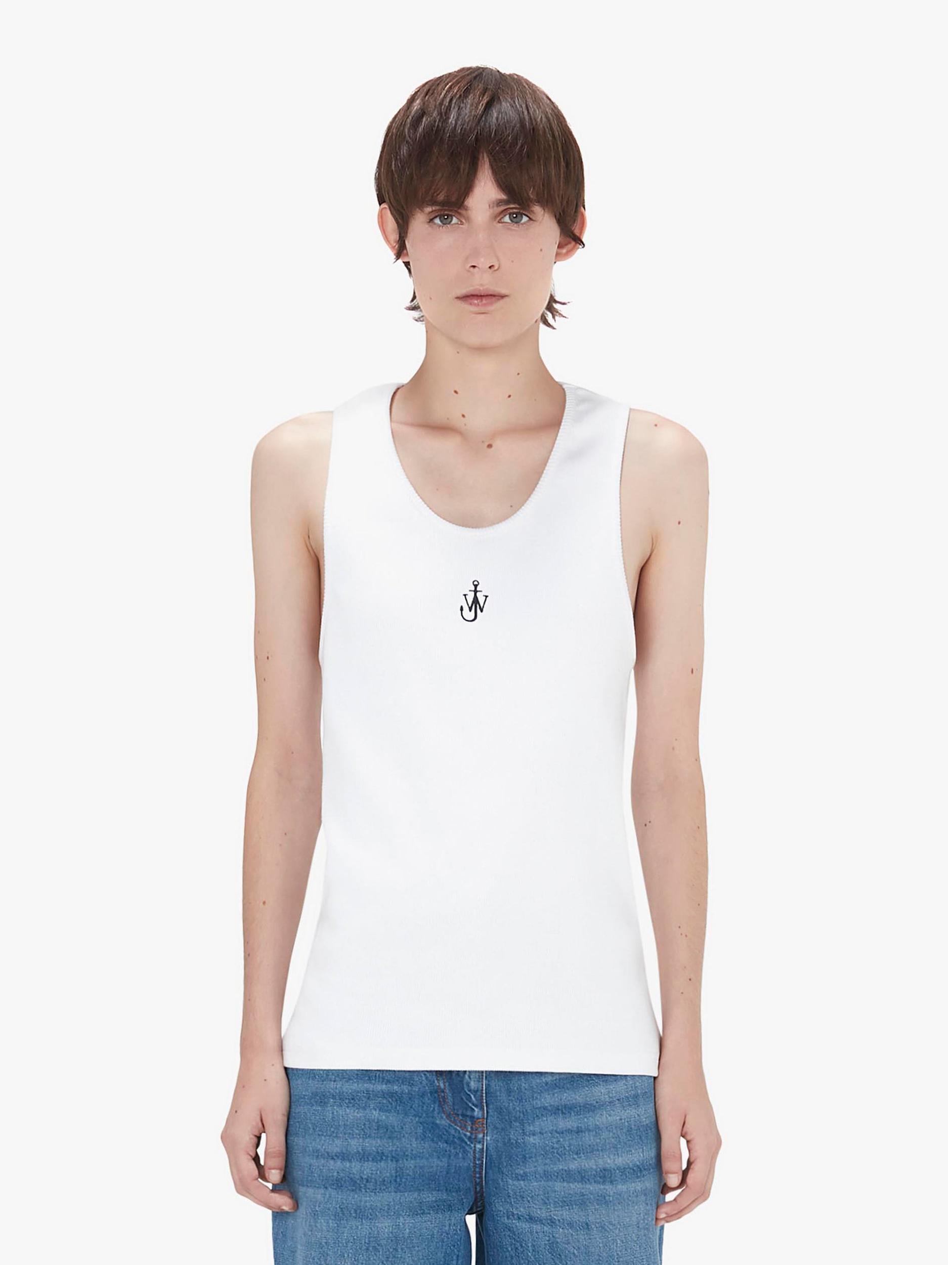 TANK TOP WITH ANCHOR LOGO EMBROIDERY Product Image
