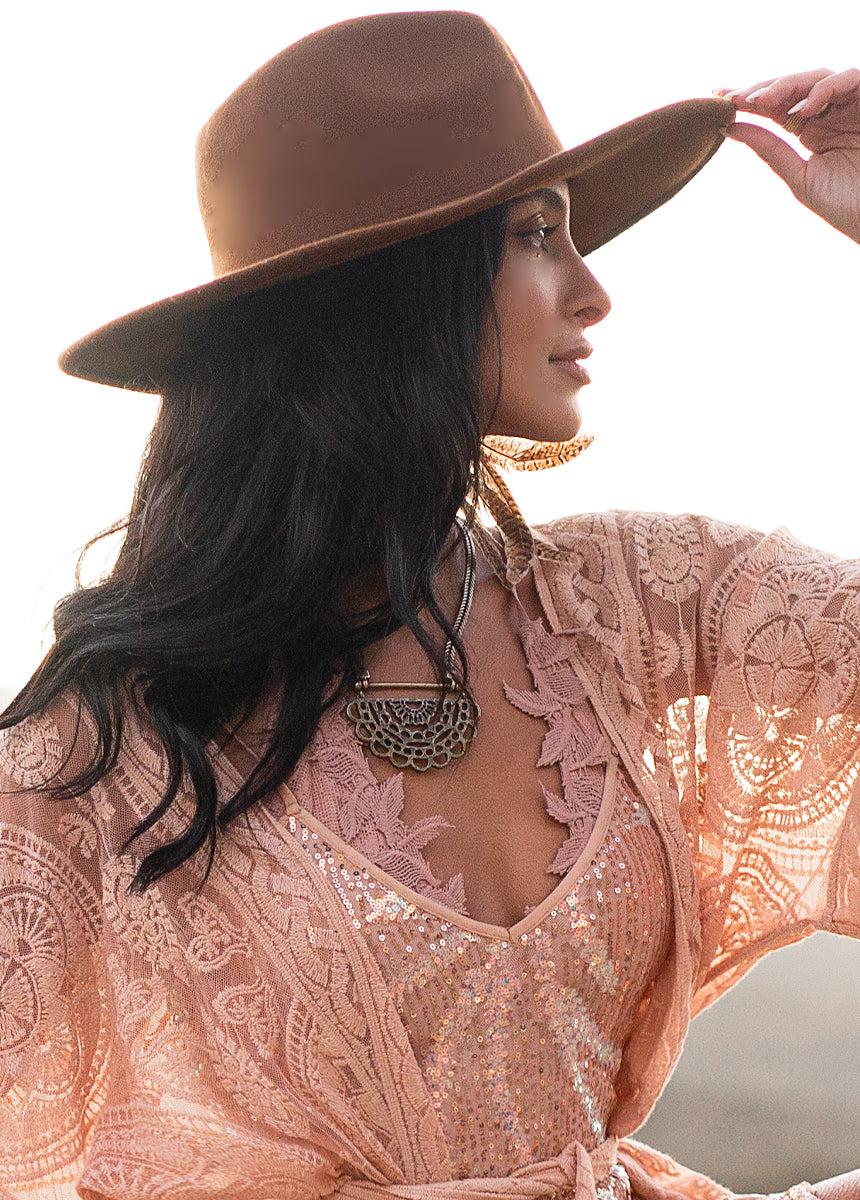 Poesy Bralette in Desert Shell Female Product Image