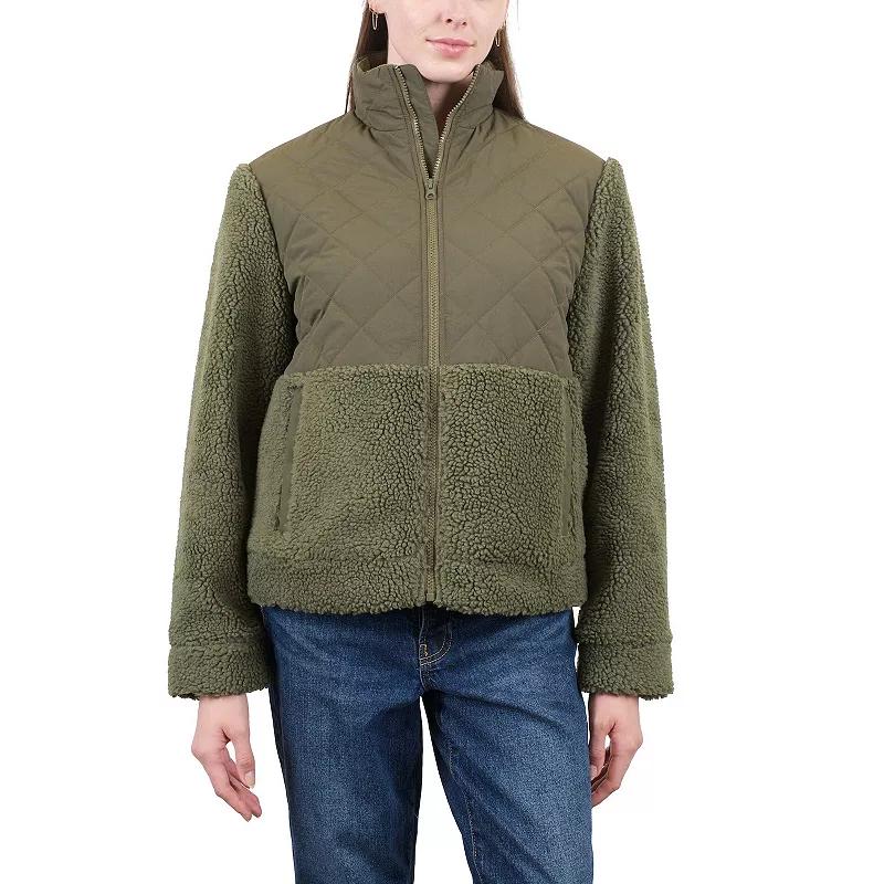 Women's Mountain and Isles Sherpa Jacket with Quilted Upper,  Product Image
