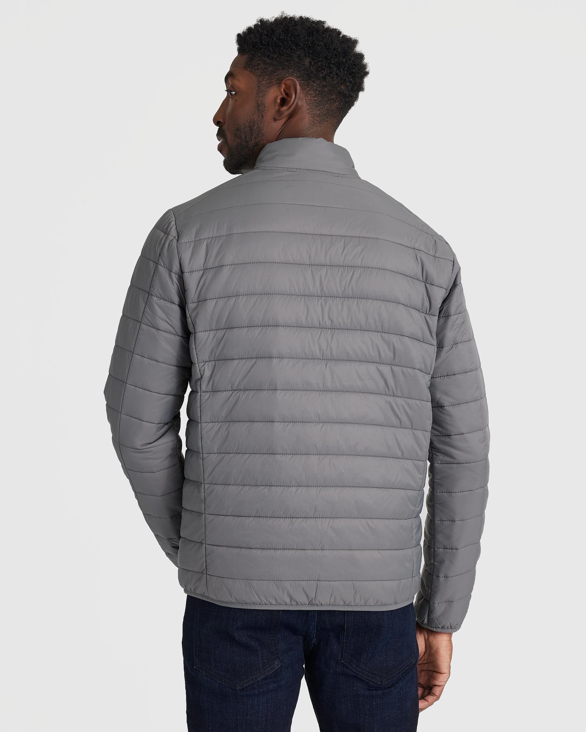 Gunmetal Puffer Jacket Product Image