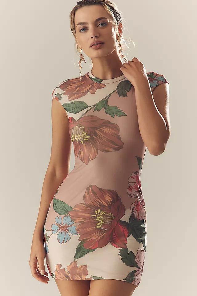 AFRM Fitted Mesh Mini Dress Product Image