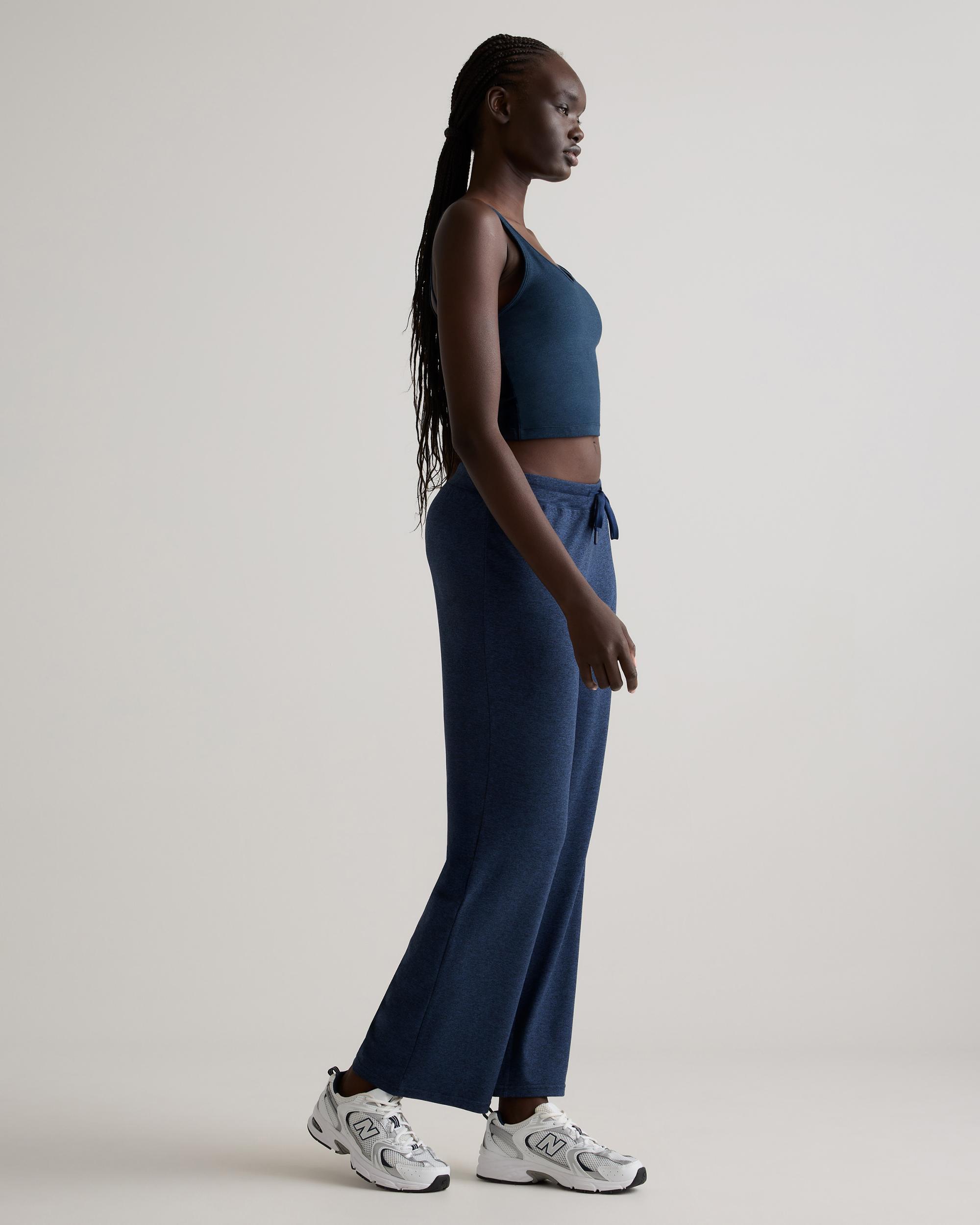 Quince | Women's Flowknit Wide Leg Pants Recycled Polyester Product Image