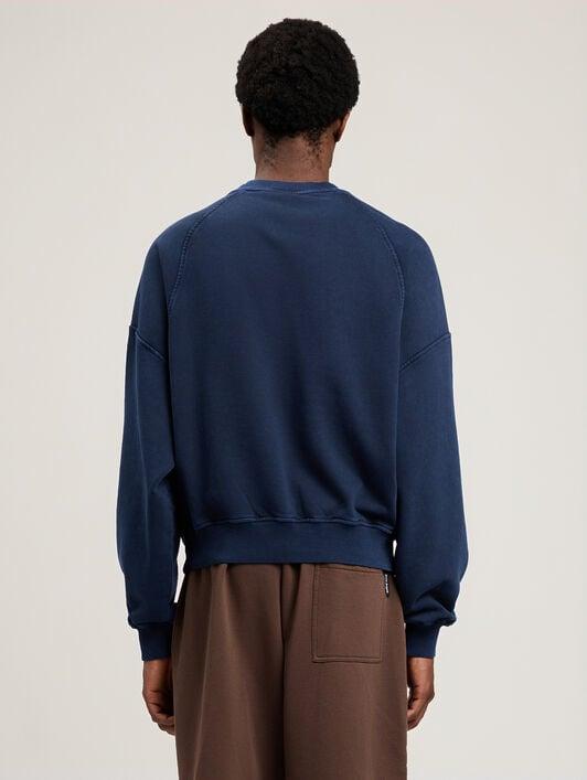 Palm Leaf Reglan Loose Sweatshirt Product Image
