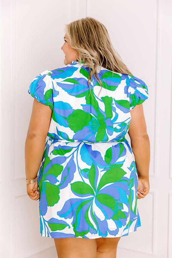 Blossom Bay Floral Mini Dress Curves Product Image
