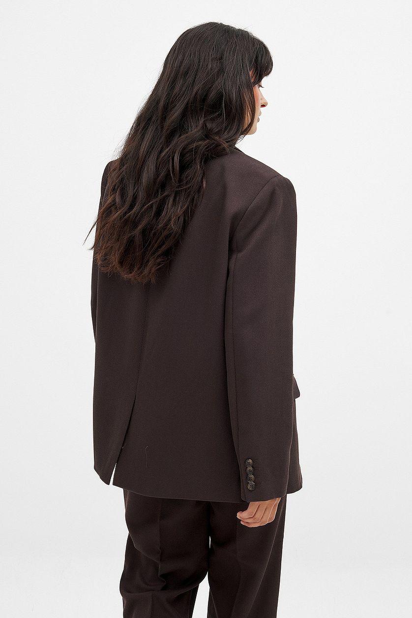 Oversized Twill Blazer Product Image