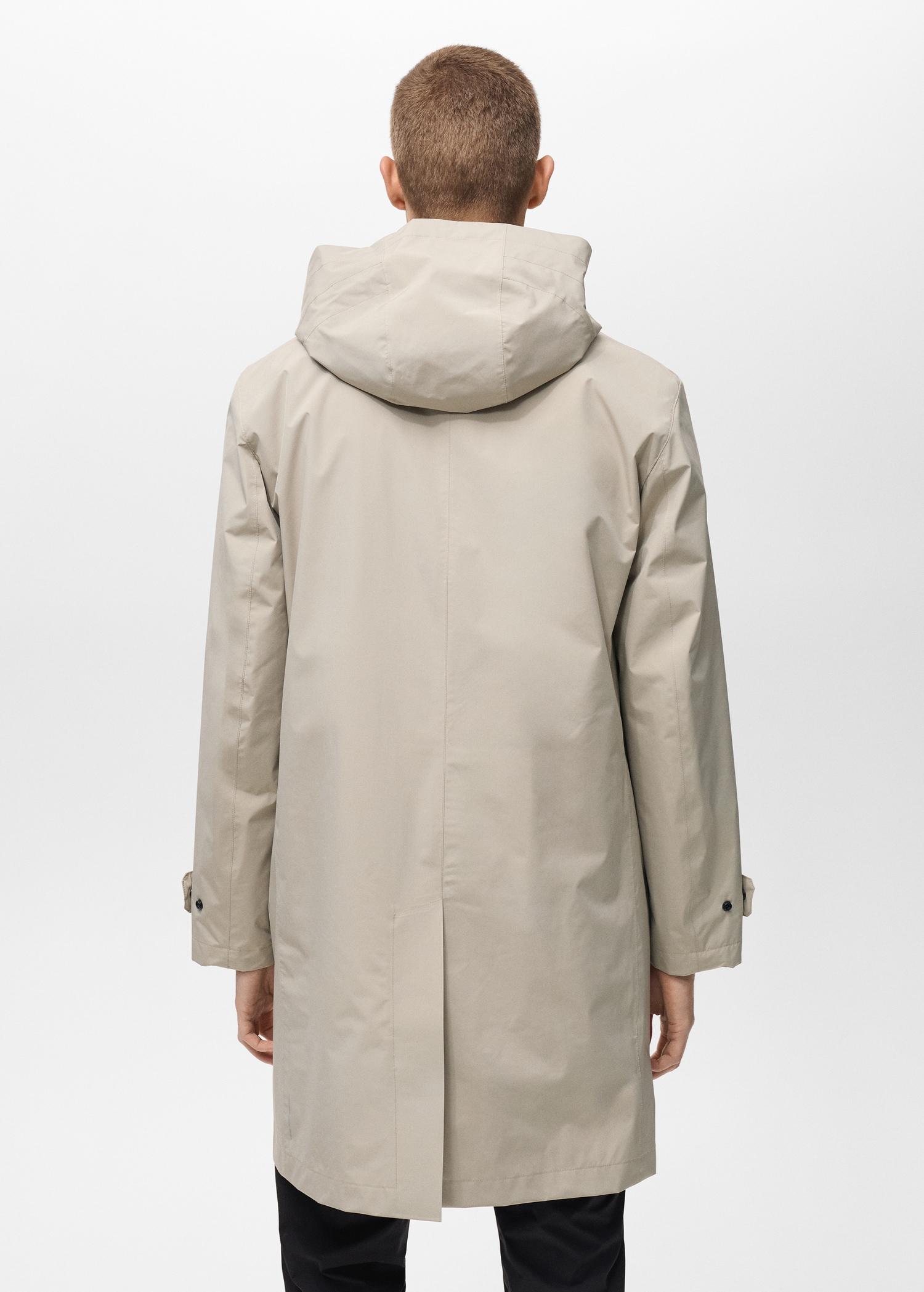 COOLMAX® technology waterproof parka - Men | MANGO USA Product Image