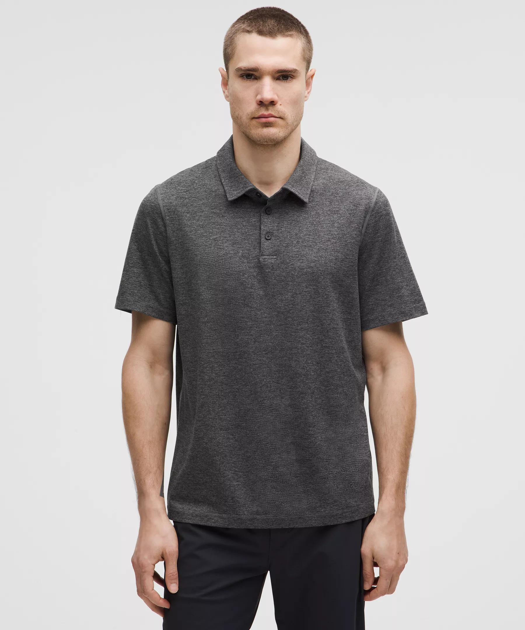 Soft Jersey Short-Sleeve Polo Shirt Product Image
