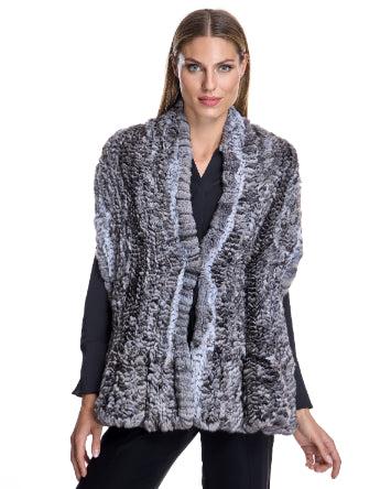 Knitted Chinchilla Stole Product Image