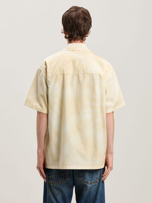 CRYSTAL PIN UP BOWLING SHIRT OFF WHITE - Product Image