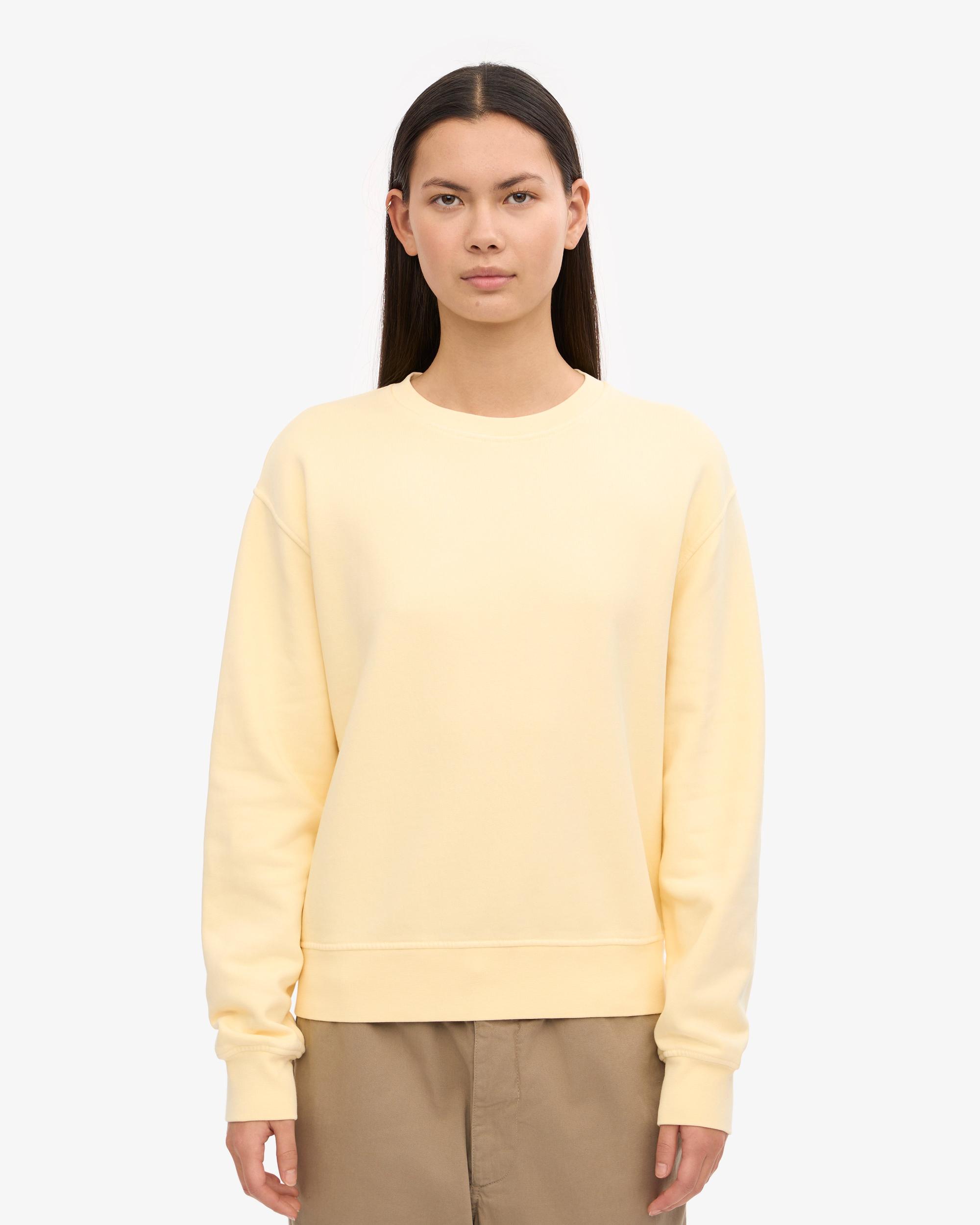 Women Classic Organic Crew - Soft Yellow Product Image